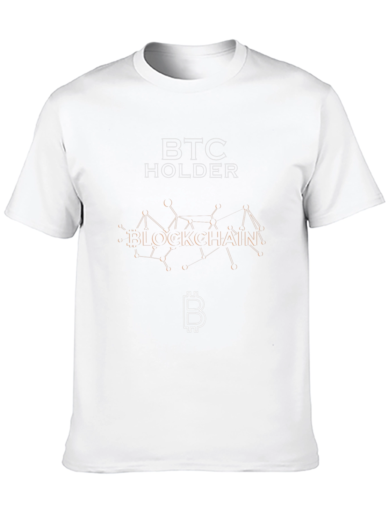 Camiseta Negra BTC Holder Blockchain