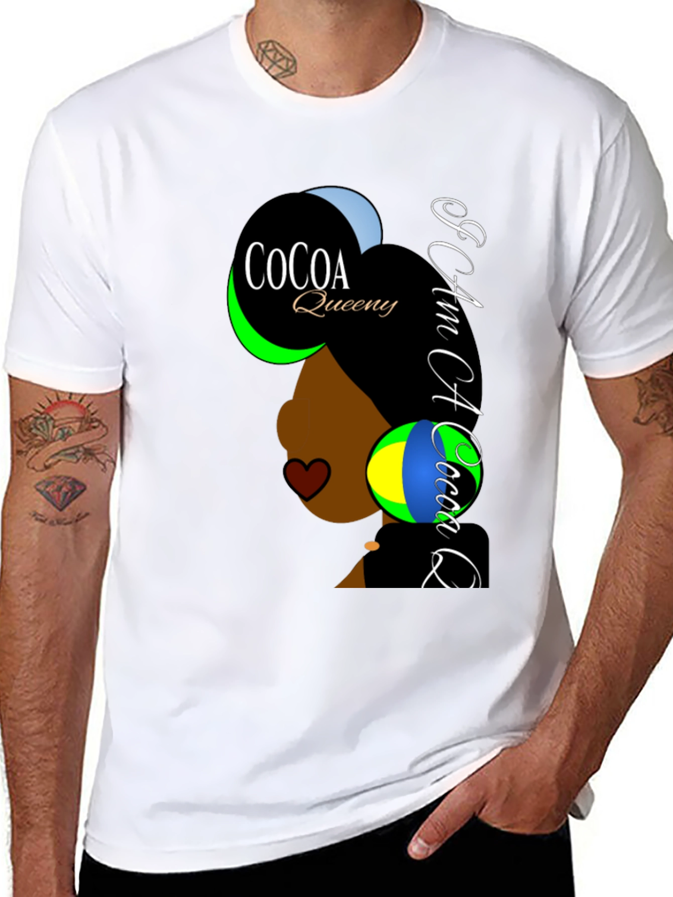 Camiseta Negra Cocoa Queens