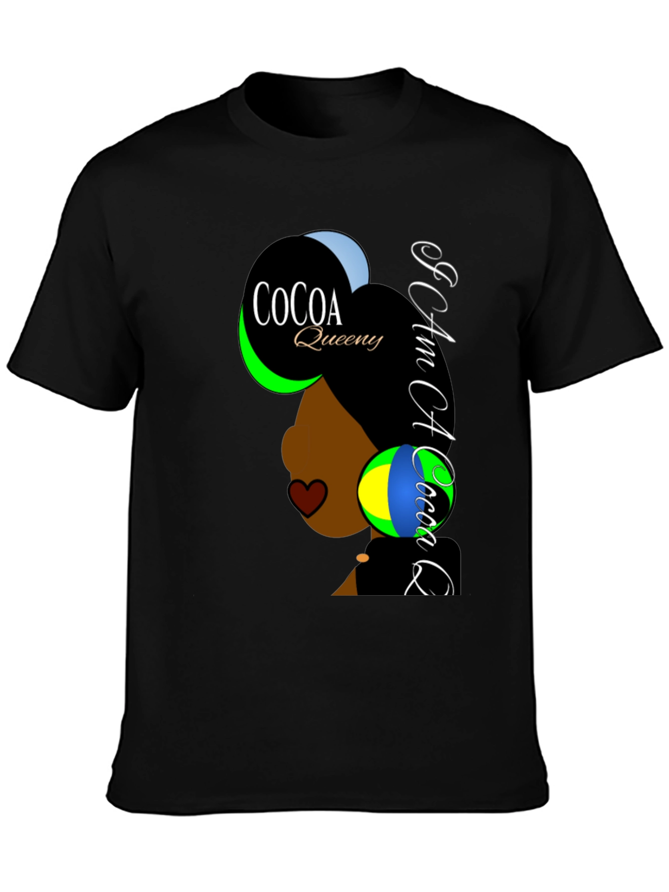 Camiseta Negra Cocoa Queens
