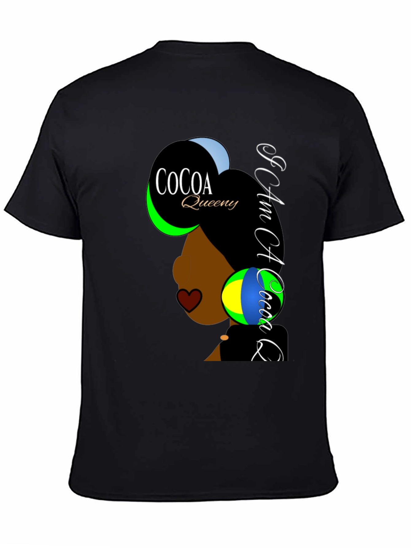 Camiseta Negra Cocoa Queens