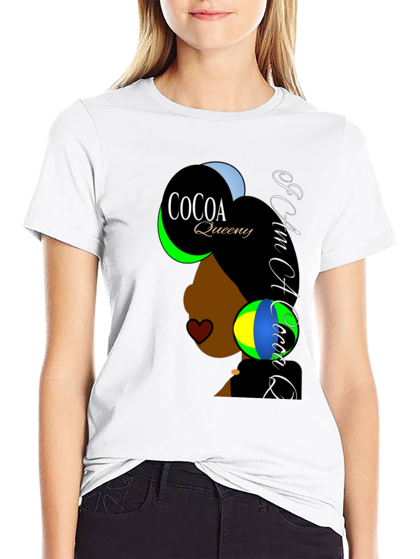 Camiseta Negra Cocoa Queens