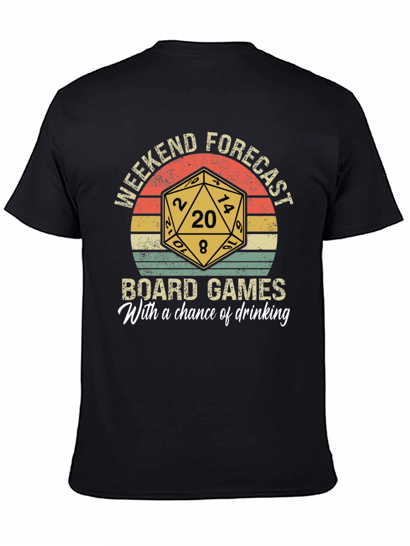 Camiseta Pronóstico de fin de semana: juegos de mesa