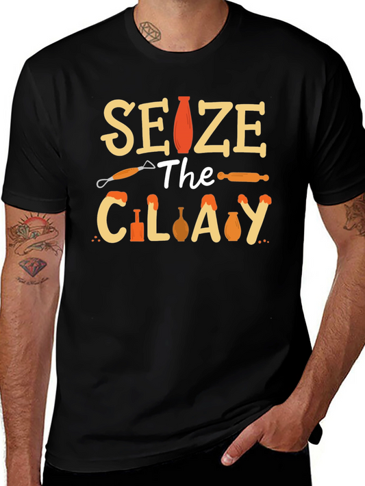 Camiseta Negra Seize the Clay - Cerámica