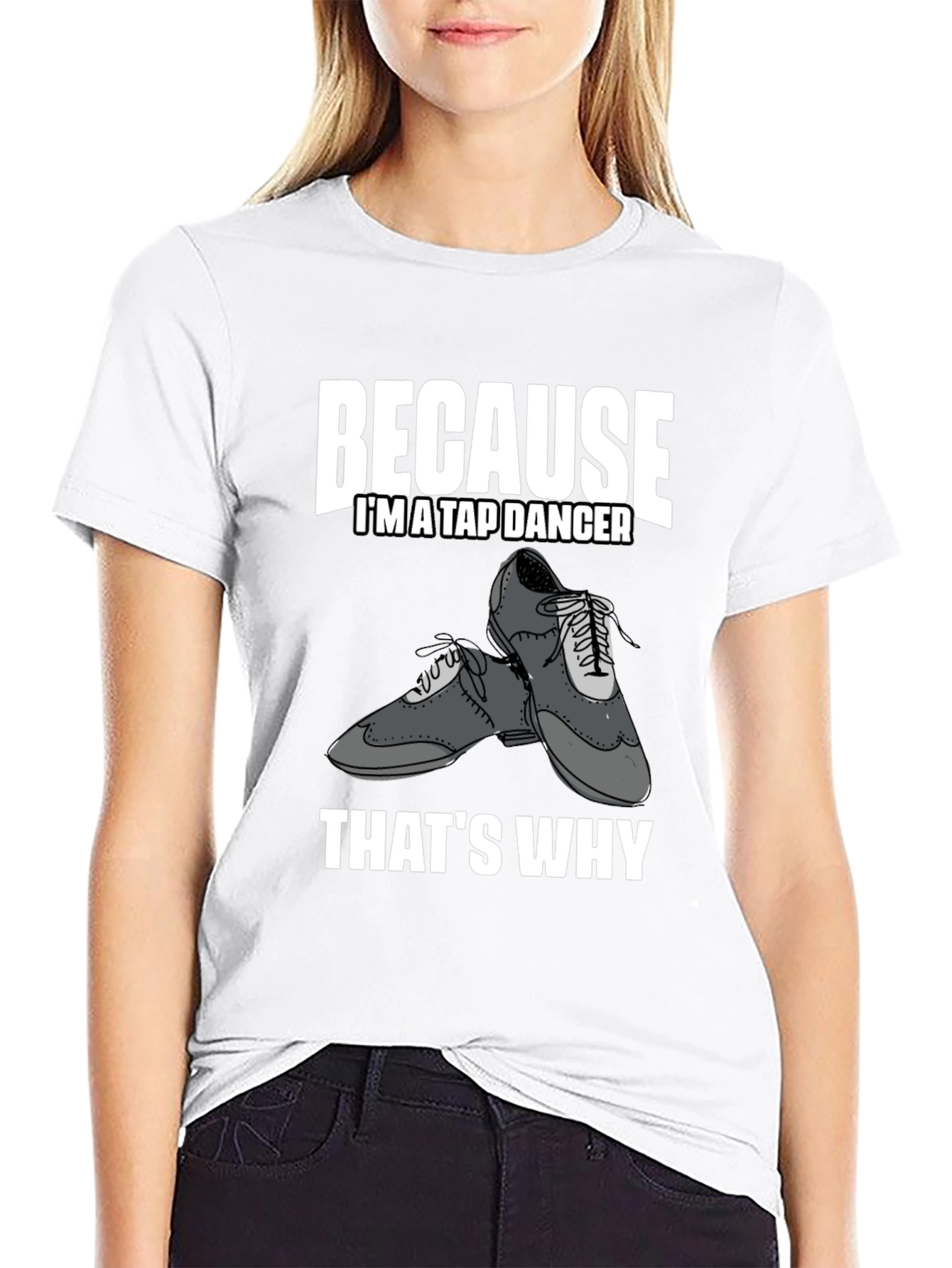 Camiseta Negra Tap Dancer