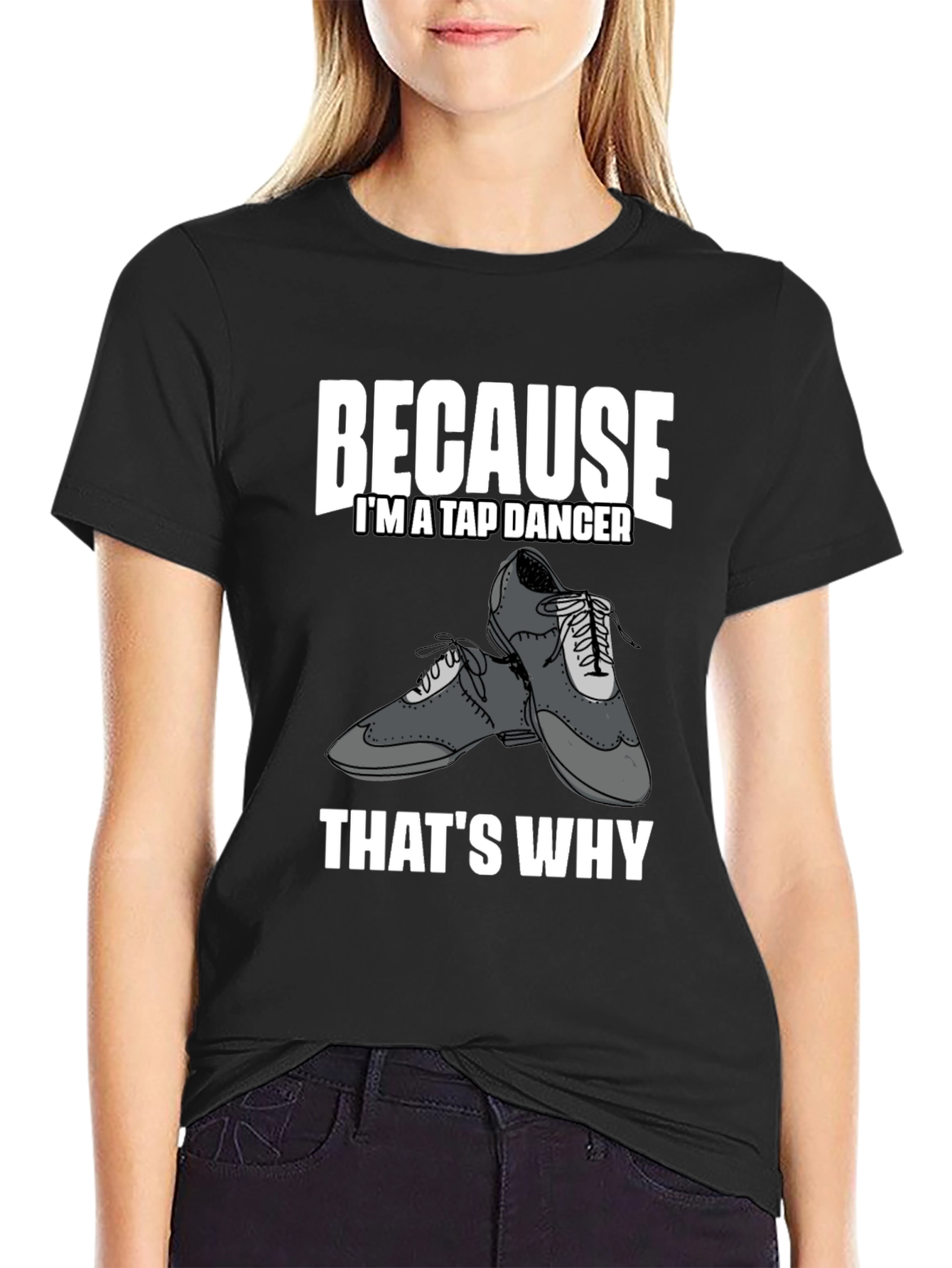 Camiseta Negra Tap Dancer