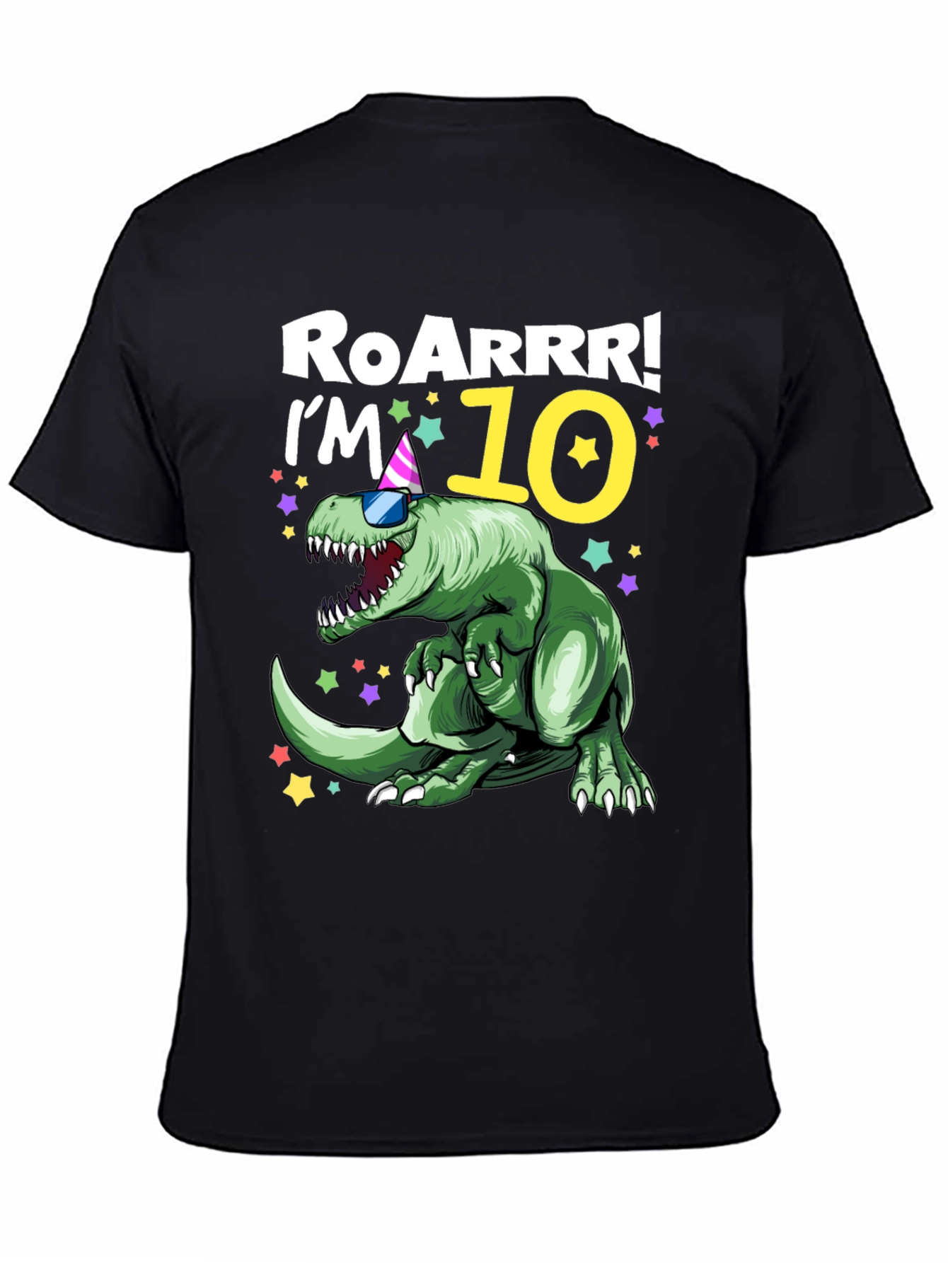 Camiseta Roarrr! Im 10 Dinosaurio Cumpleaños