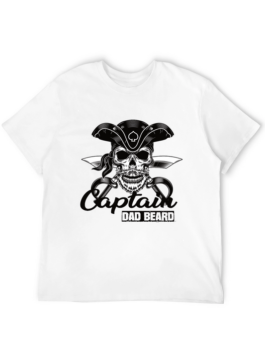 Camiseta Negra con Diseño de Calavera Pirata