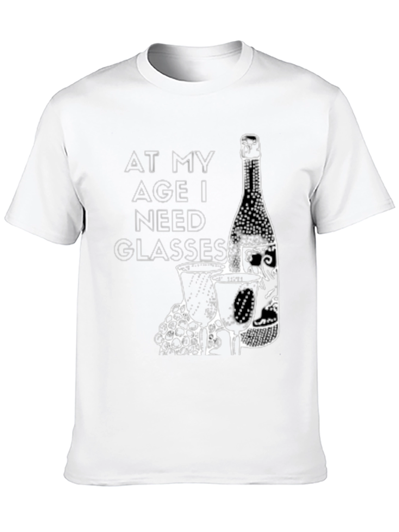 Camiseta Negra: A Mi Edad Necesito Copas