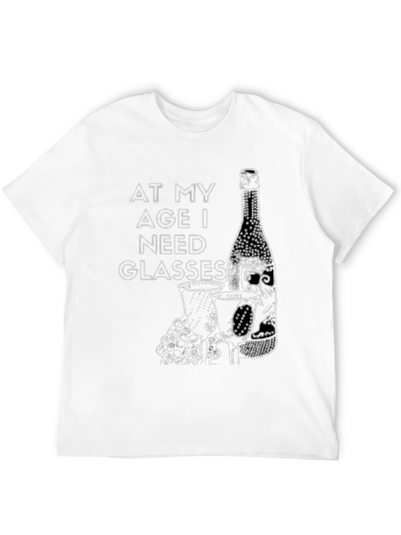 Camiseta Negra: A Mi Edad Necesito Copas