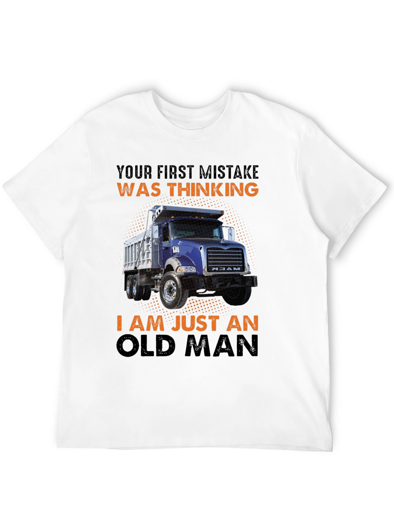 Camiseta Negra Viejo Camionero