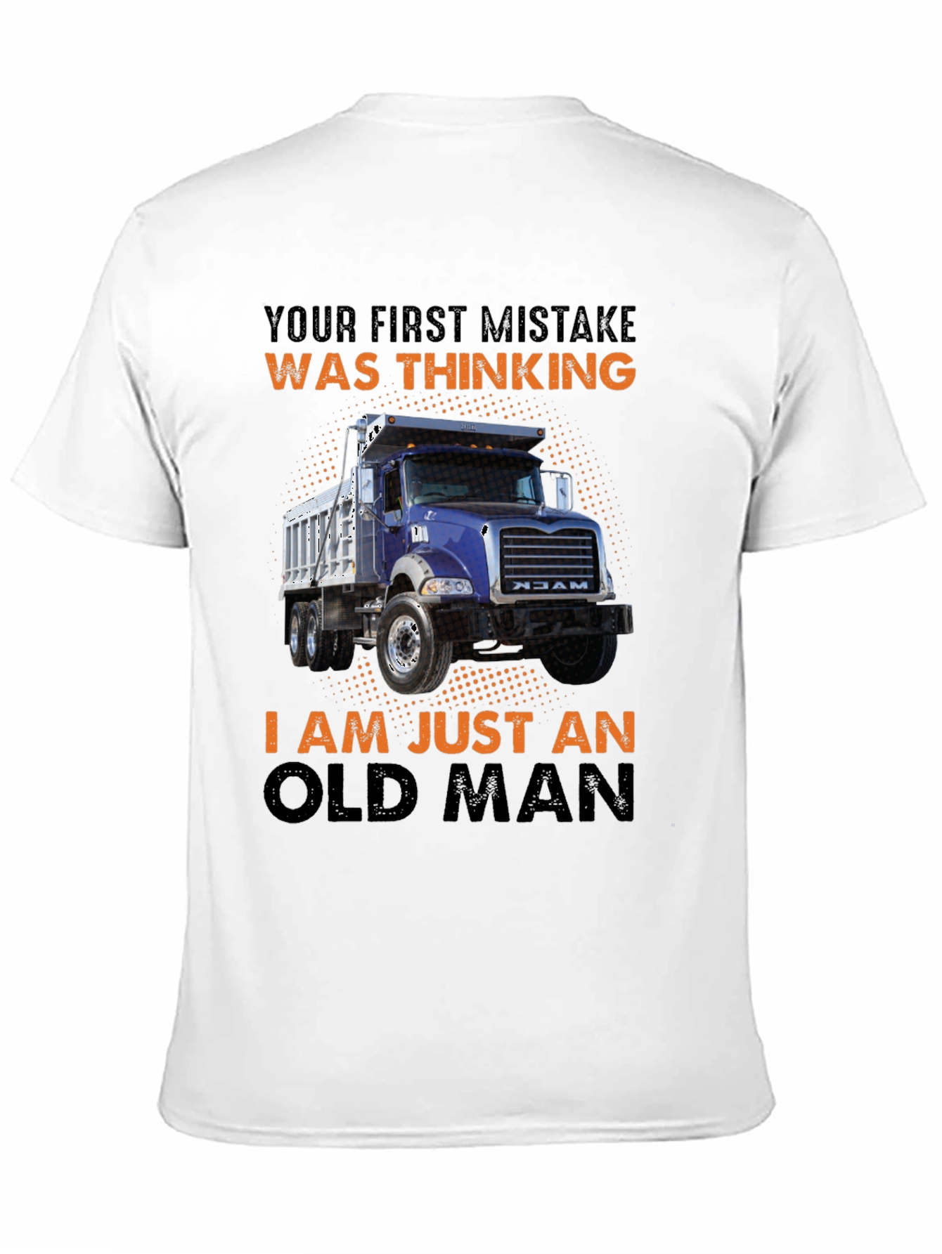 Camiseta Negra Viejo Camionero