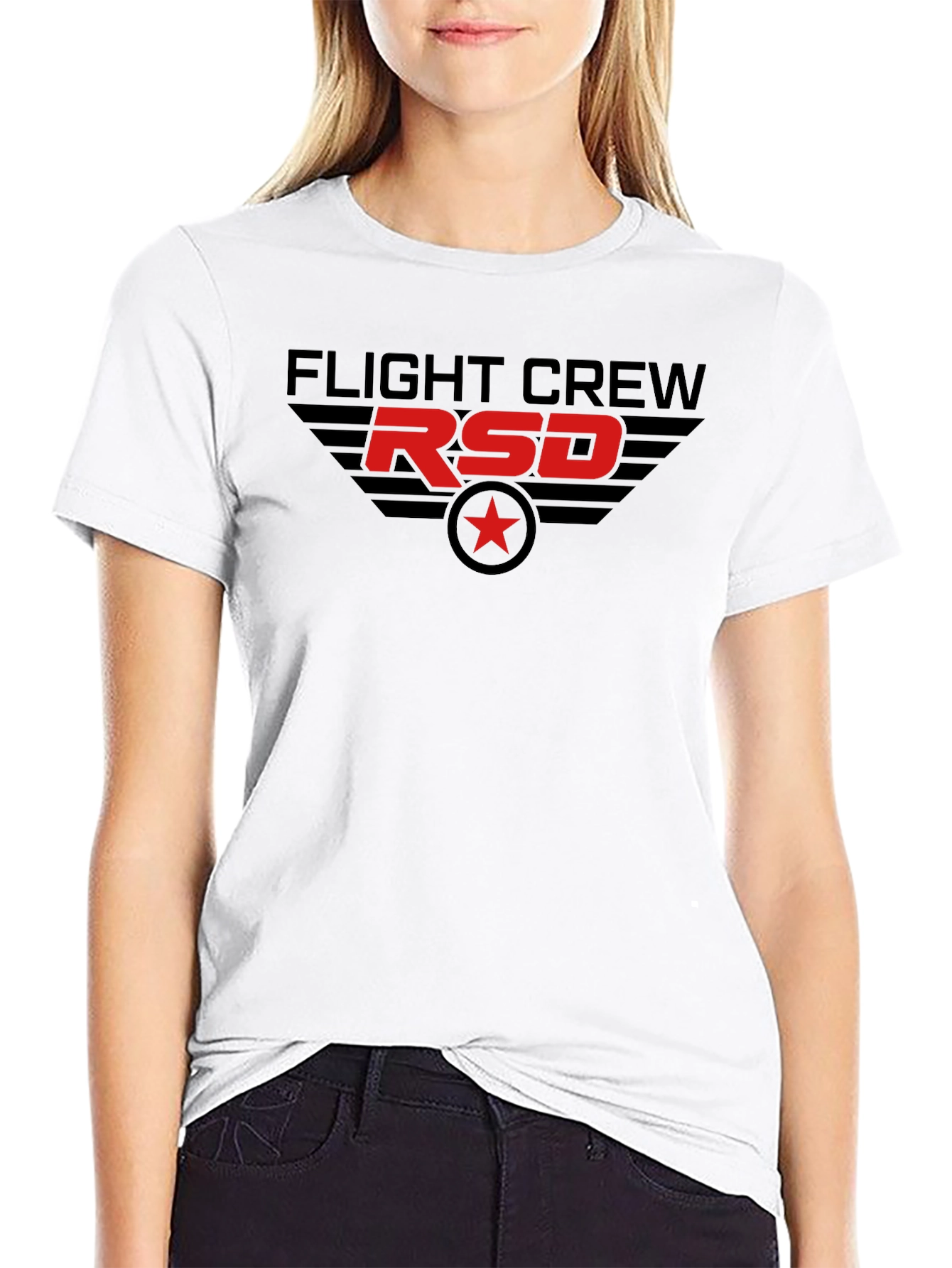 Camiseta Negra RSD Flight Crew