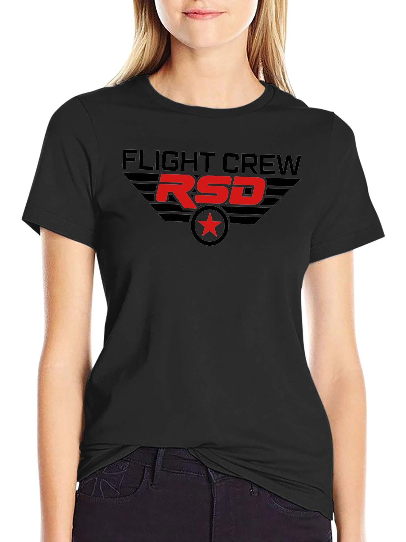 Camiseta Negra RSD Flight Crew