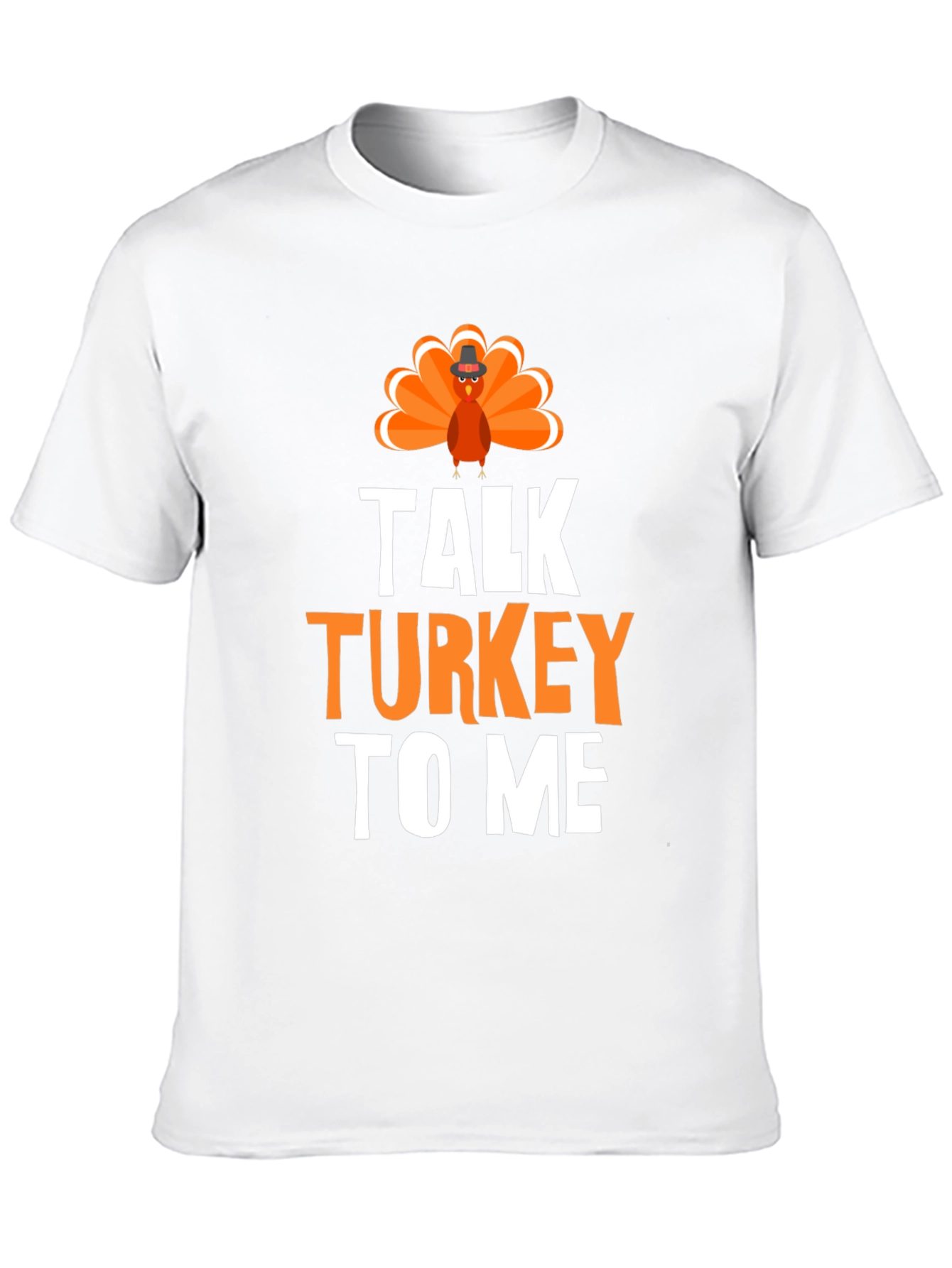 Camiseta Negra Habla Pavo a Mí