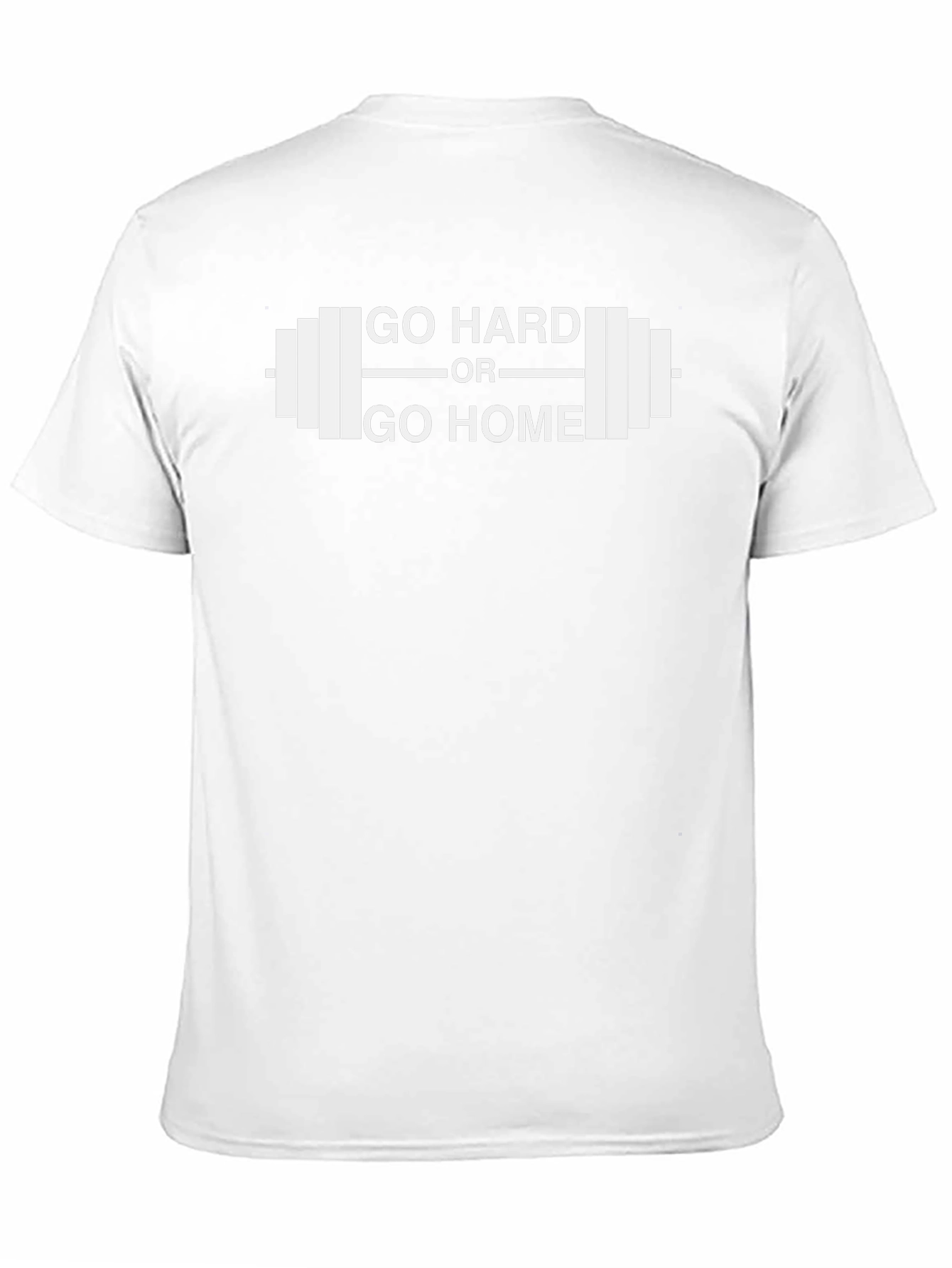 Camiseta Negra Gym Go Hard or Go Home