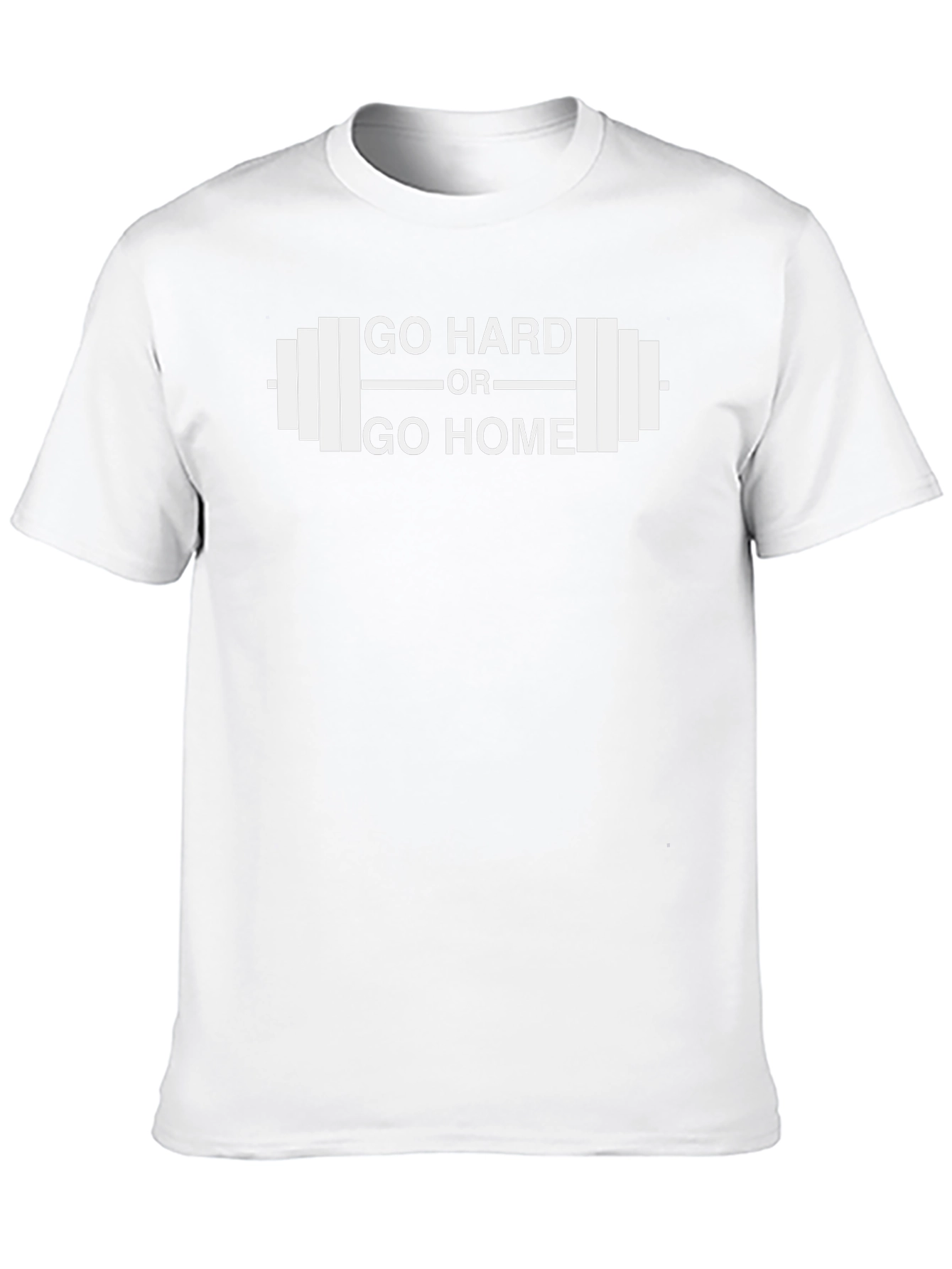 Camiseta Negra Gym Go Hard or Go Home