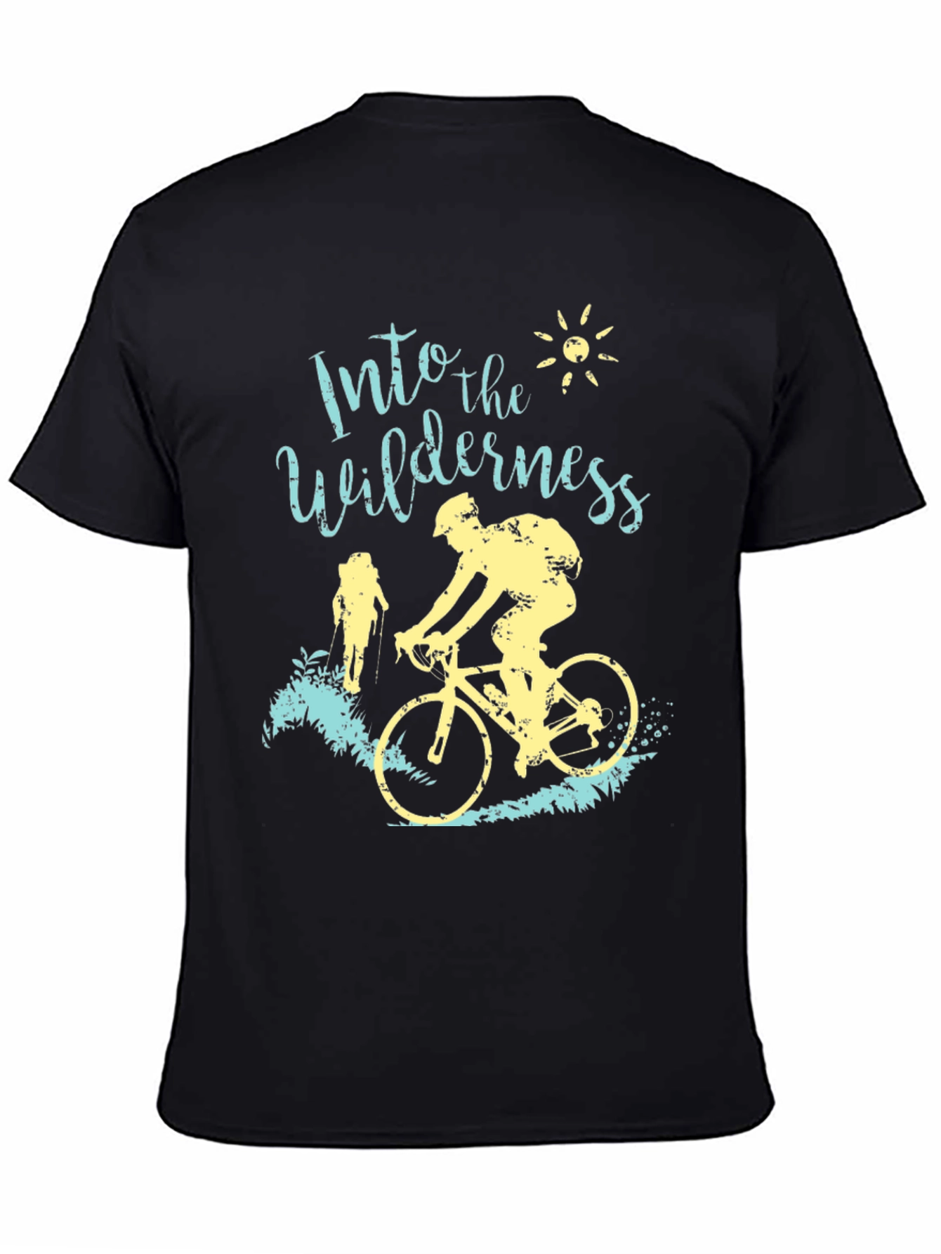 Camiseta Negra Into the Wilderness Aventura