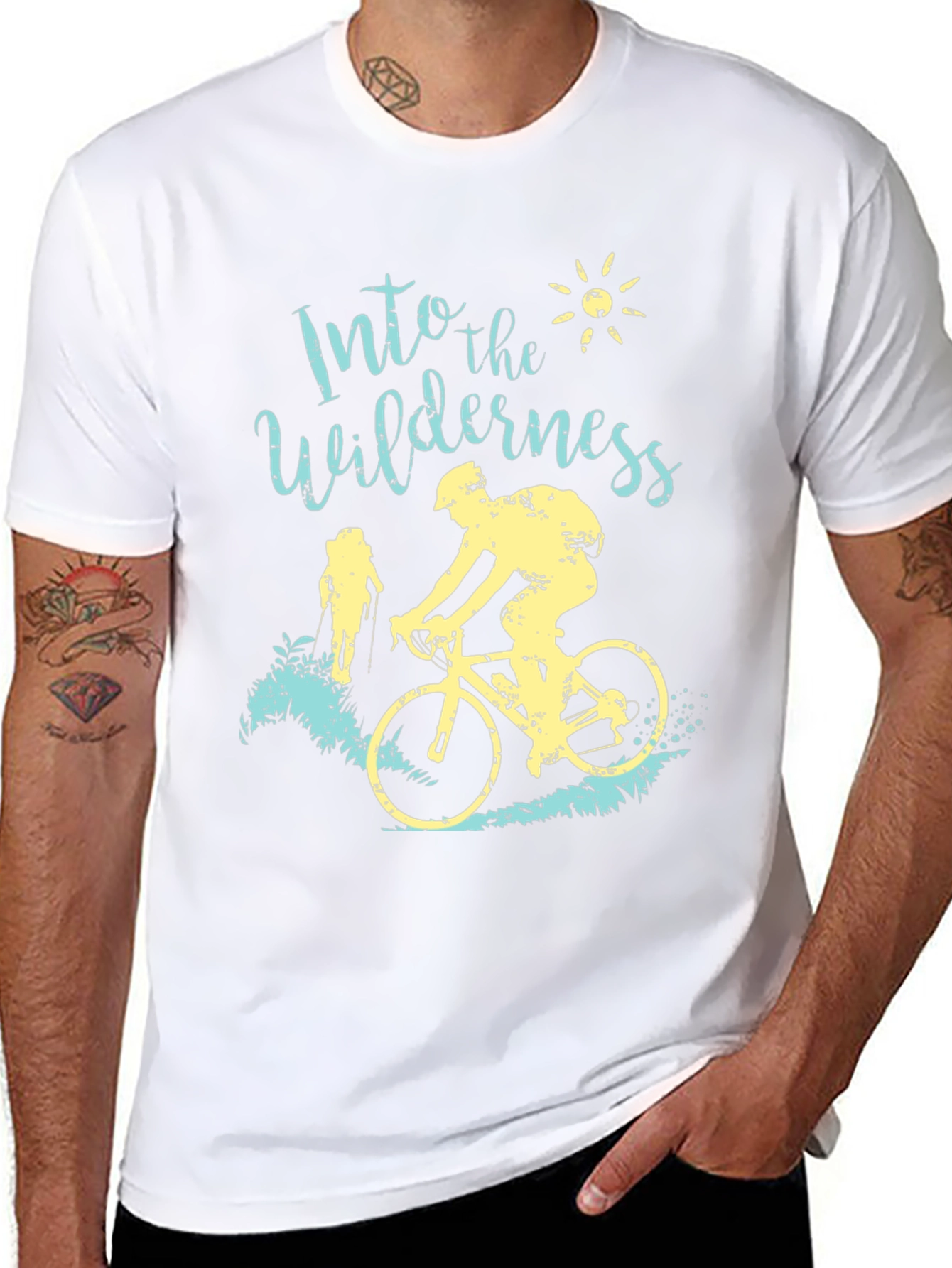 Camiseta Negra Into the Wilderness Aventura