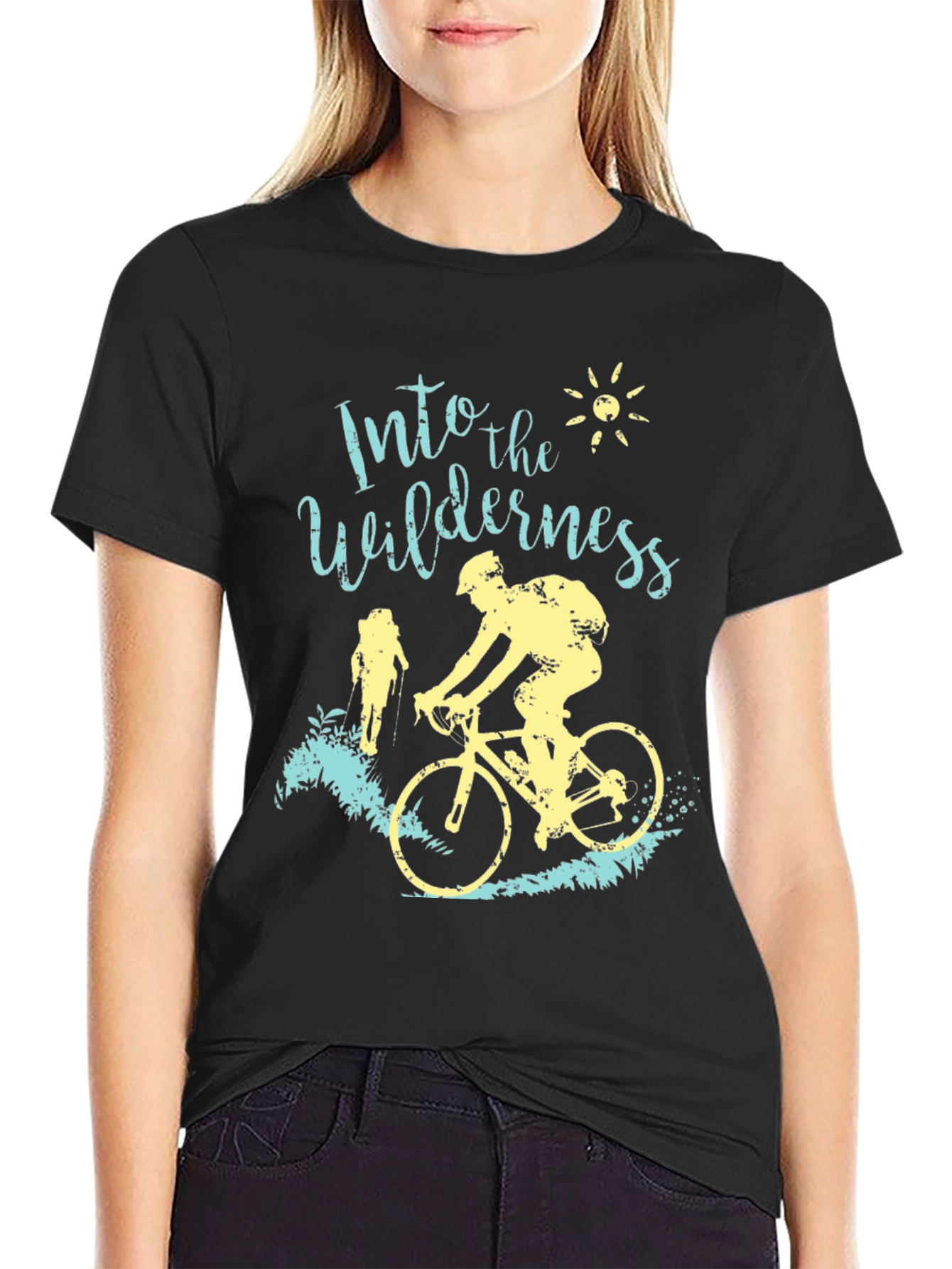 Camiseta Negra Into the Wilderness Aventura