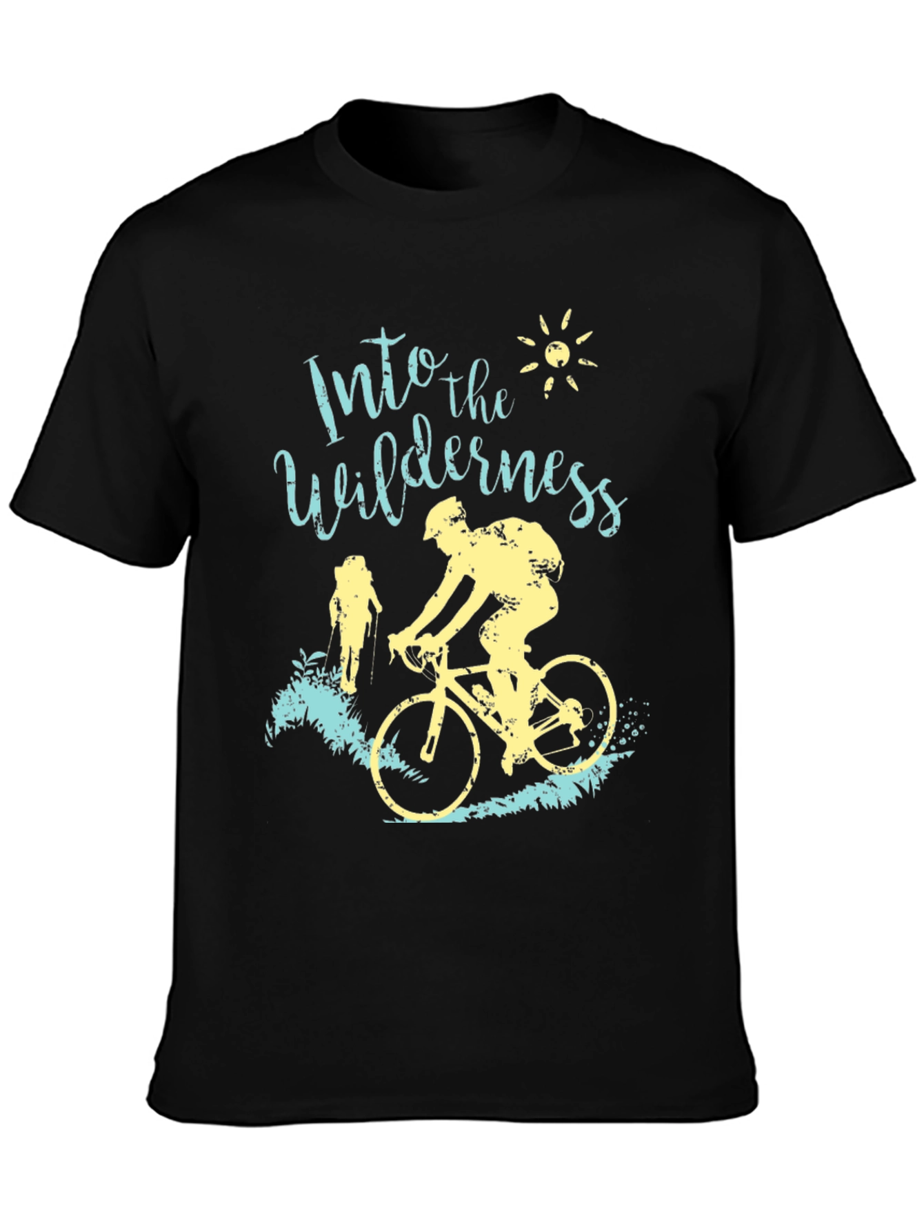Camiseta Negra Into the Wilderness Aventura