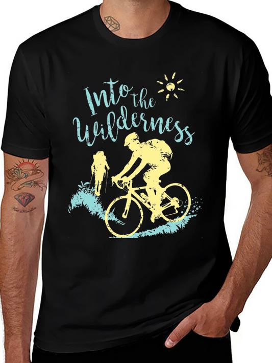 Camiseta Negra Into the Wilderness Aventura