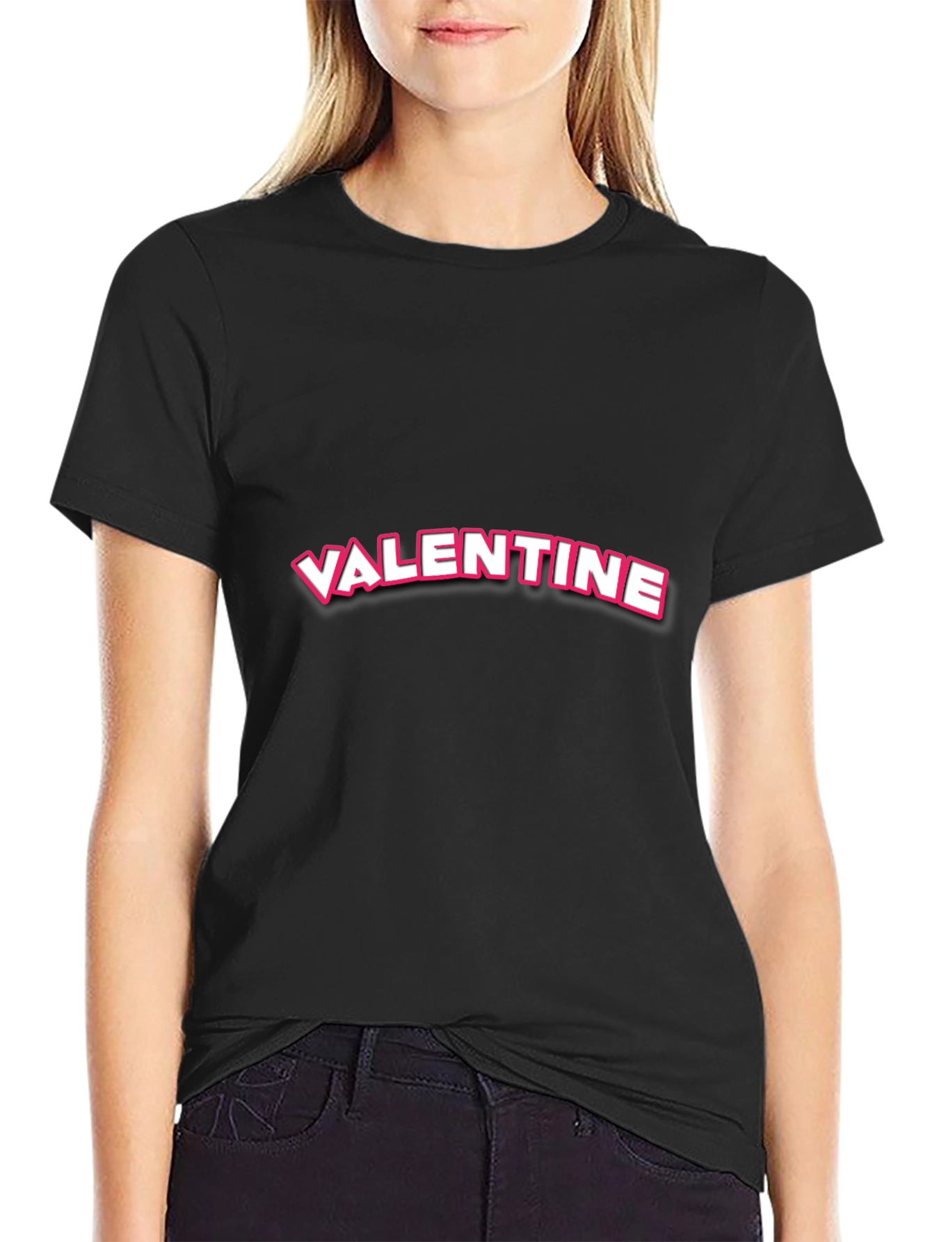 Camiseta Negra Valentine