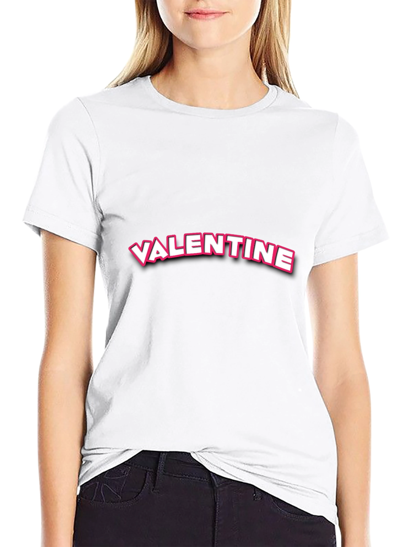 Camiseta Negra Valentine