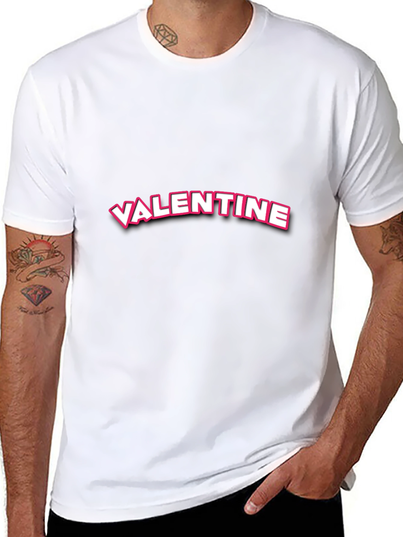 Camiseta Negra Valentine