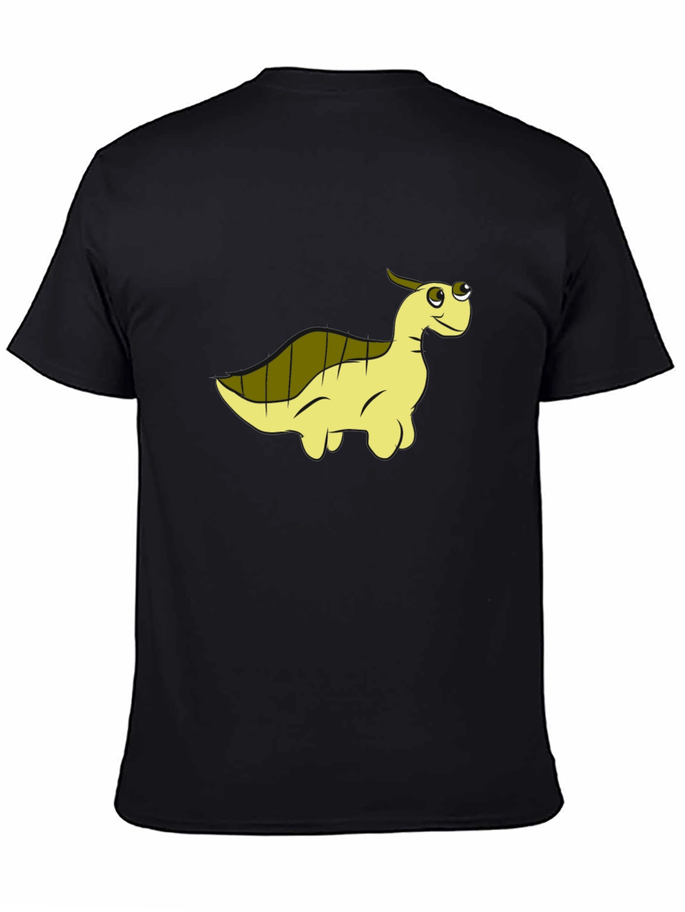 Camiseta Negra con Diseño de Dinosaurio