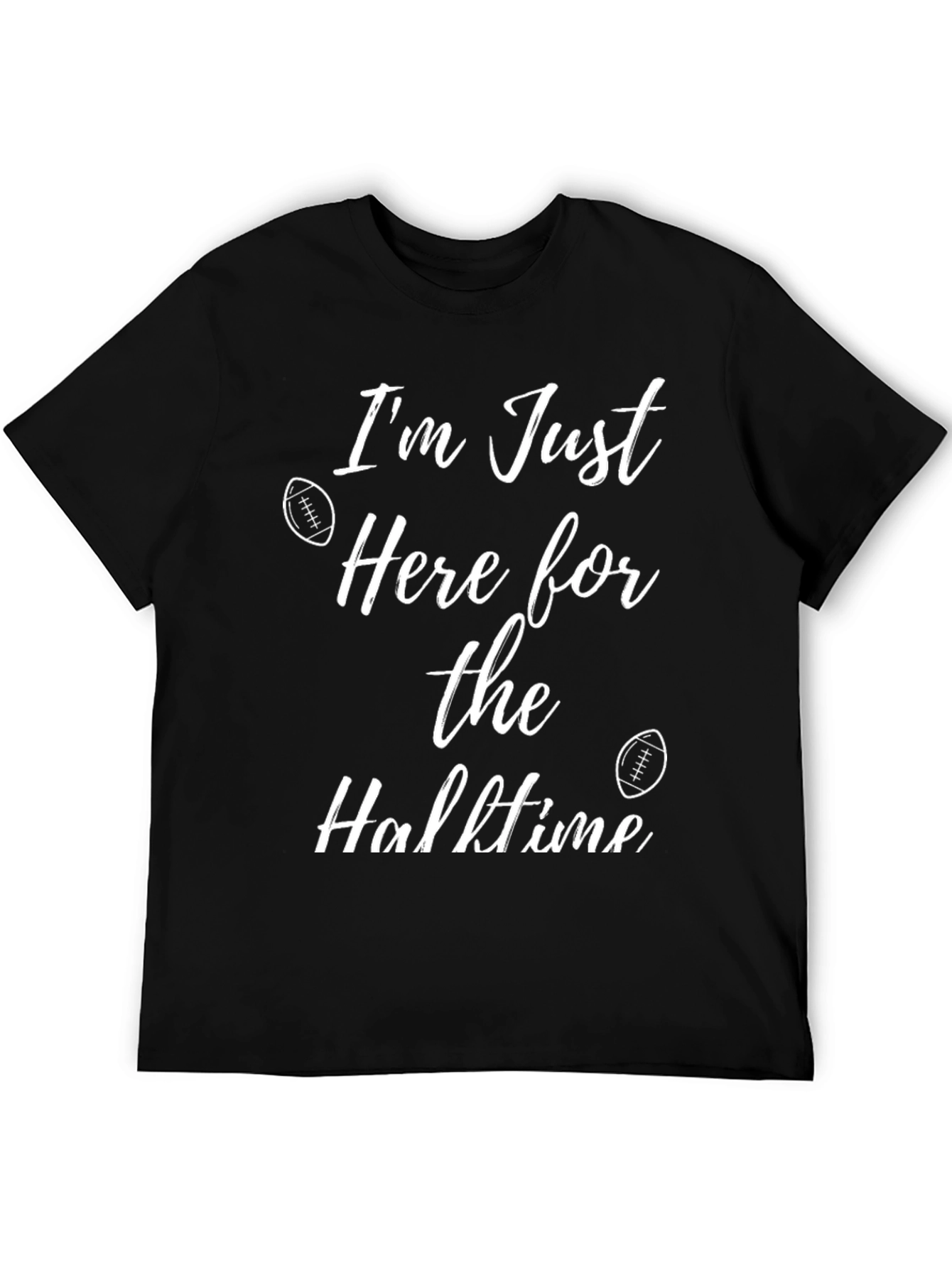 Camiseta Negra: Aquí por el Descanso