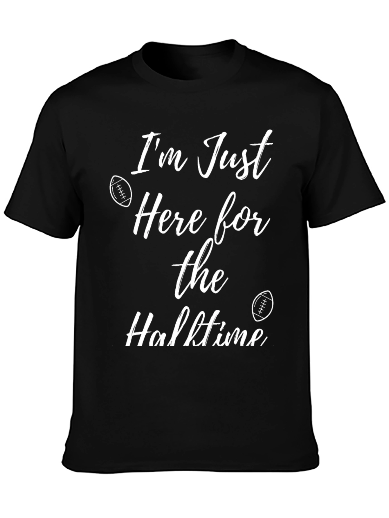 Camiseta Negra: Aquí por el Descanso