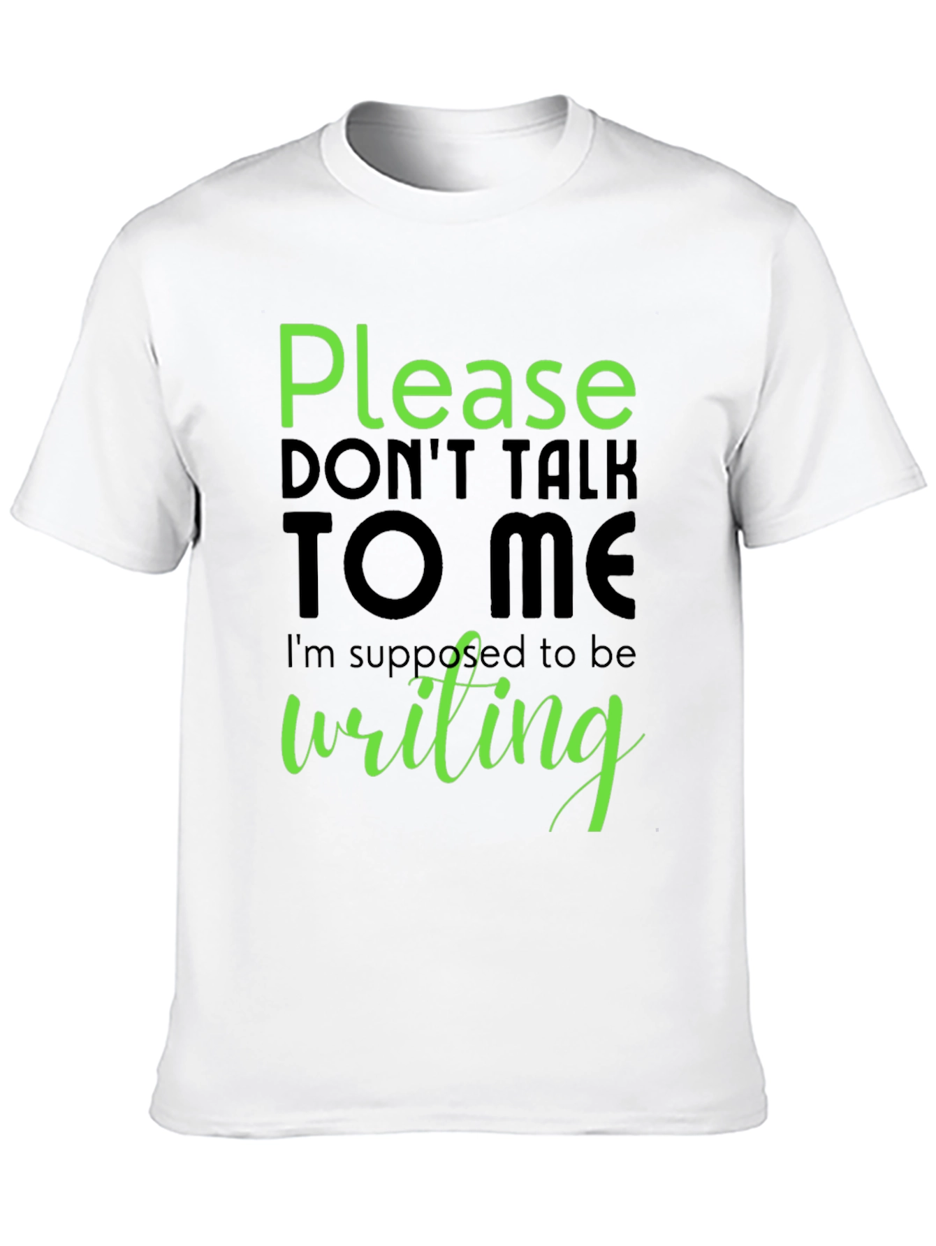 Camiseta Negra: ¡Por Favor No Me Hables!