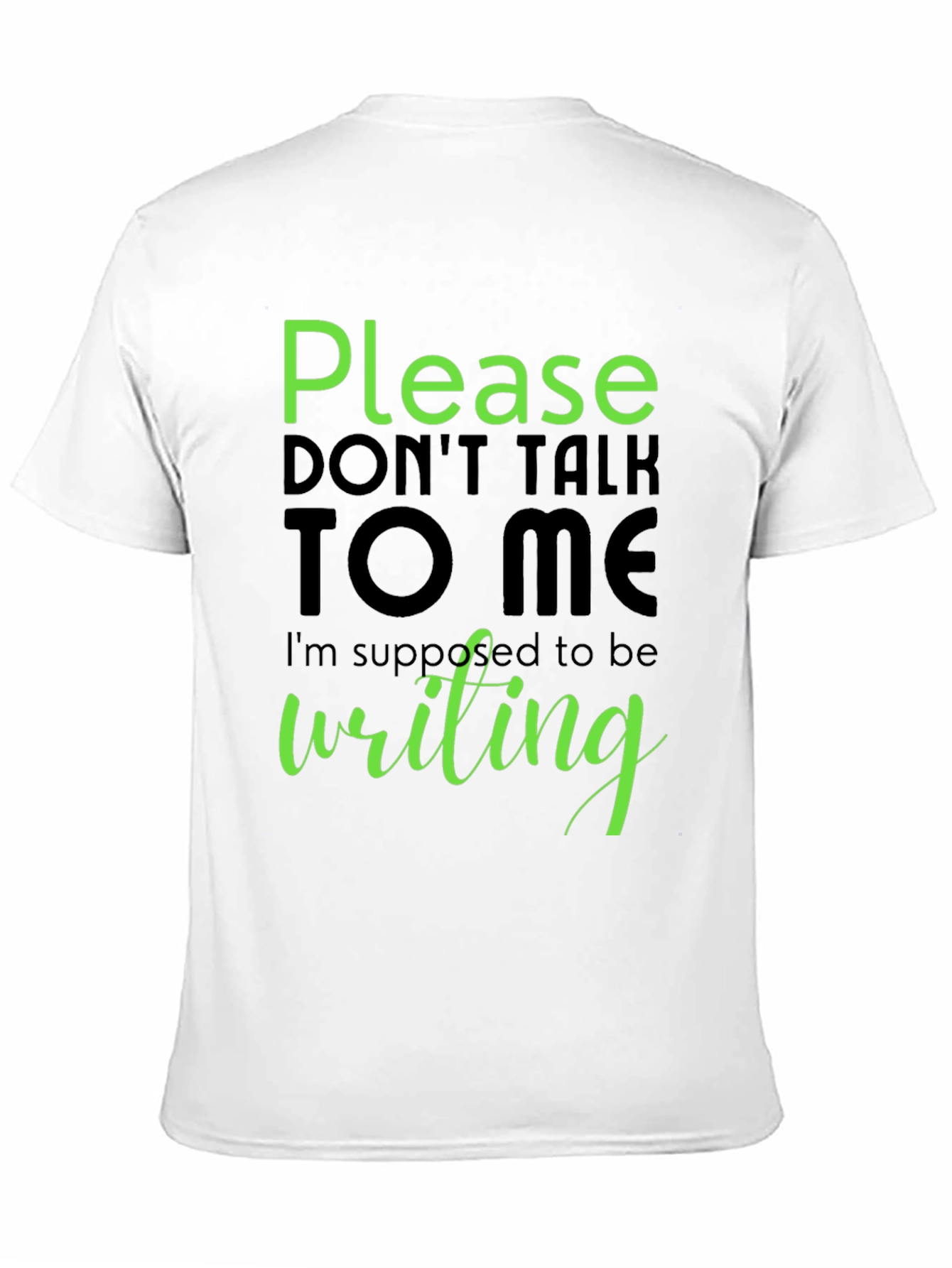 Camiseta Negra: ¡Por Favor No Me Hables!