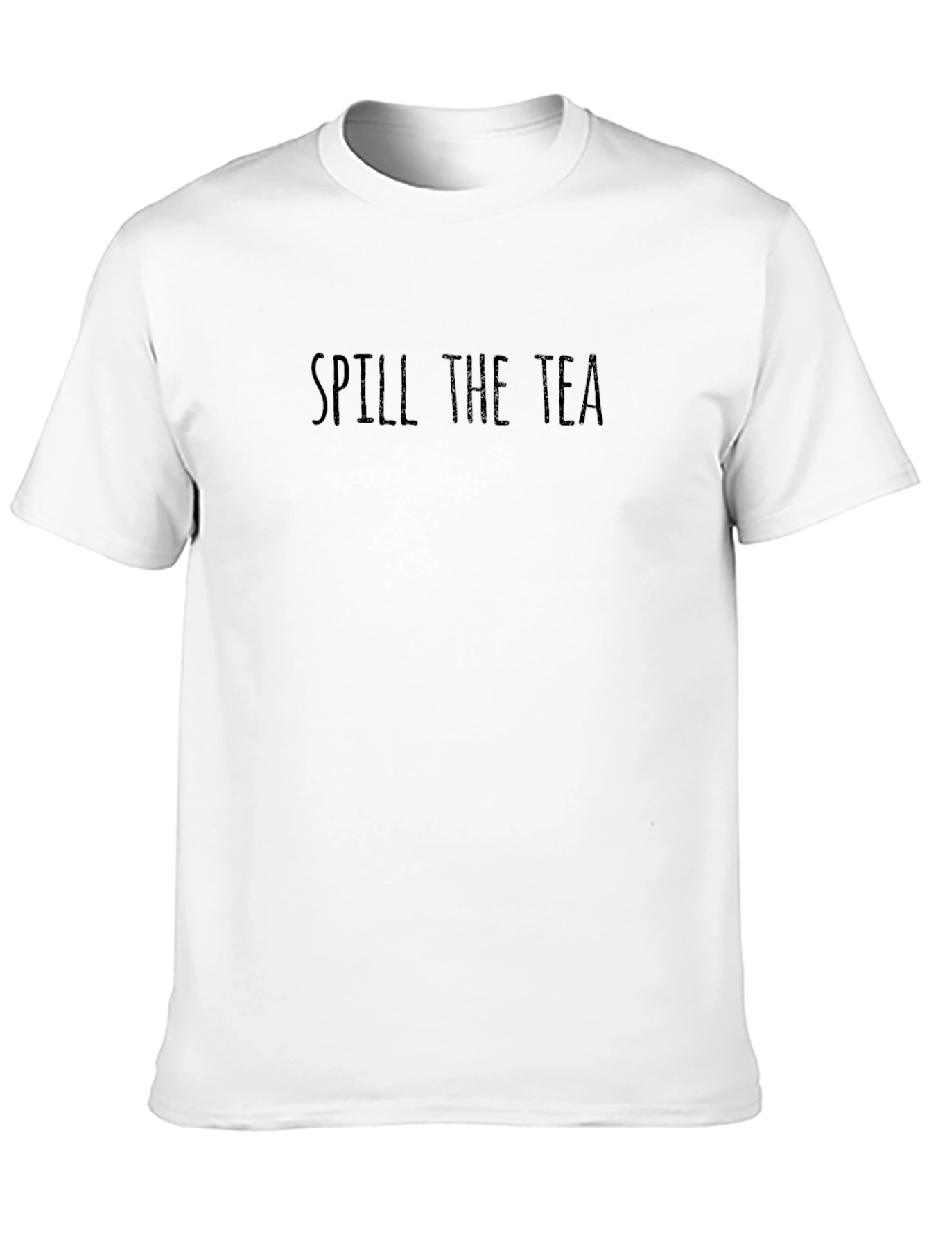 Camiseta Negra: Spill The Tea