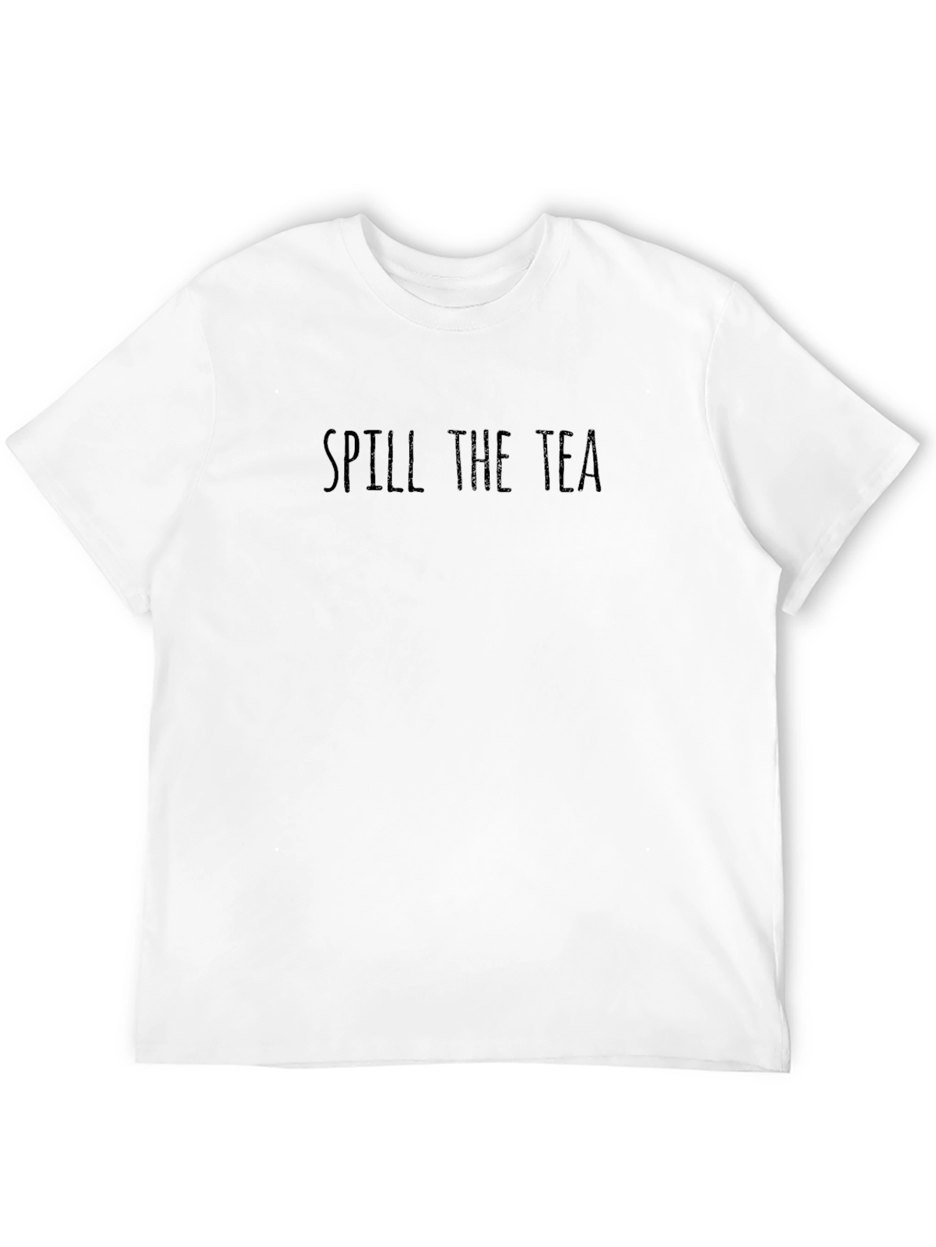 Camiseta Negra: Spill The Tea