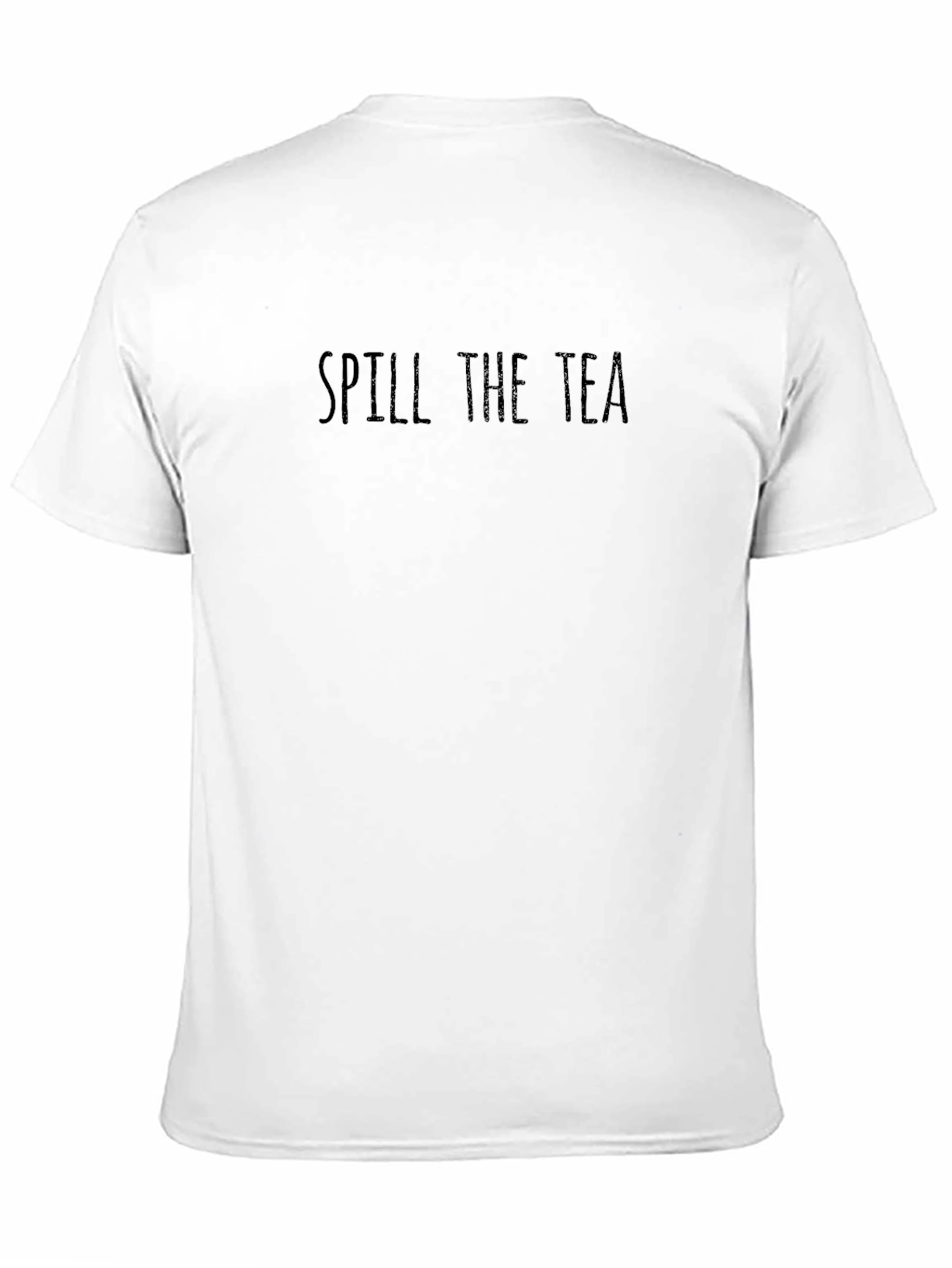 Camiseta Negra: Spill The Tea