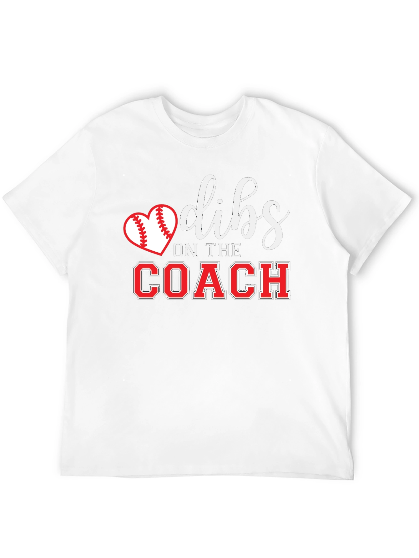 Camiseta Dibs on the Coach para Fans de Béisbol