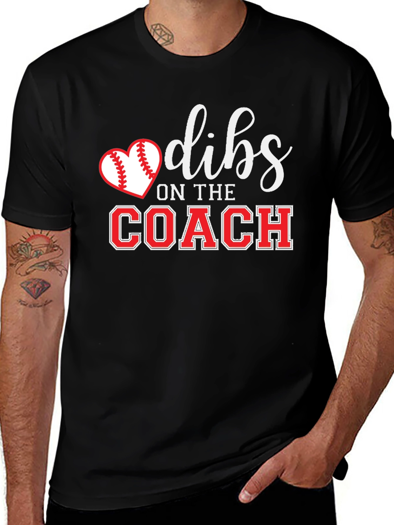 Camiseta Dibs on the Coach para Fans de Béisbol