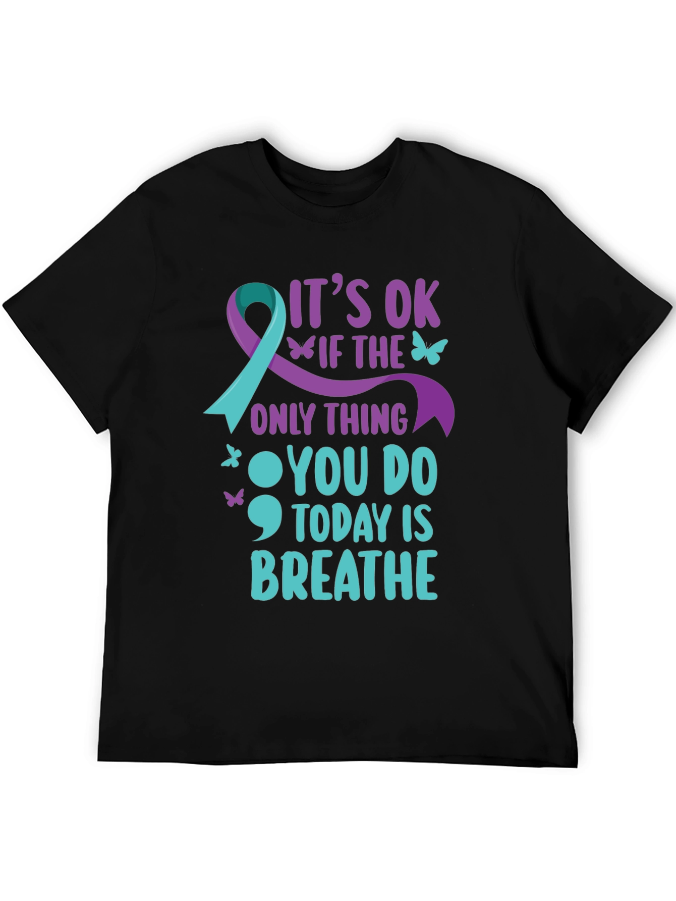 Camiseta con Mensaje de Conciencia sobre Salud Mental