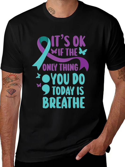 Camiseta con Mensaje de Conciencia sobre Salud Mental
