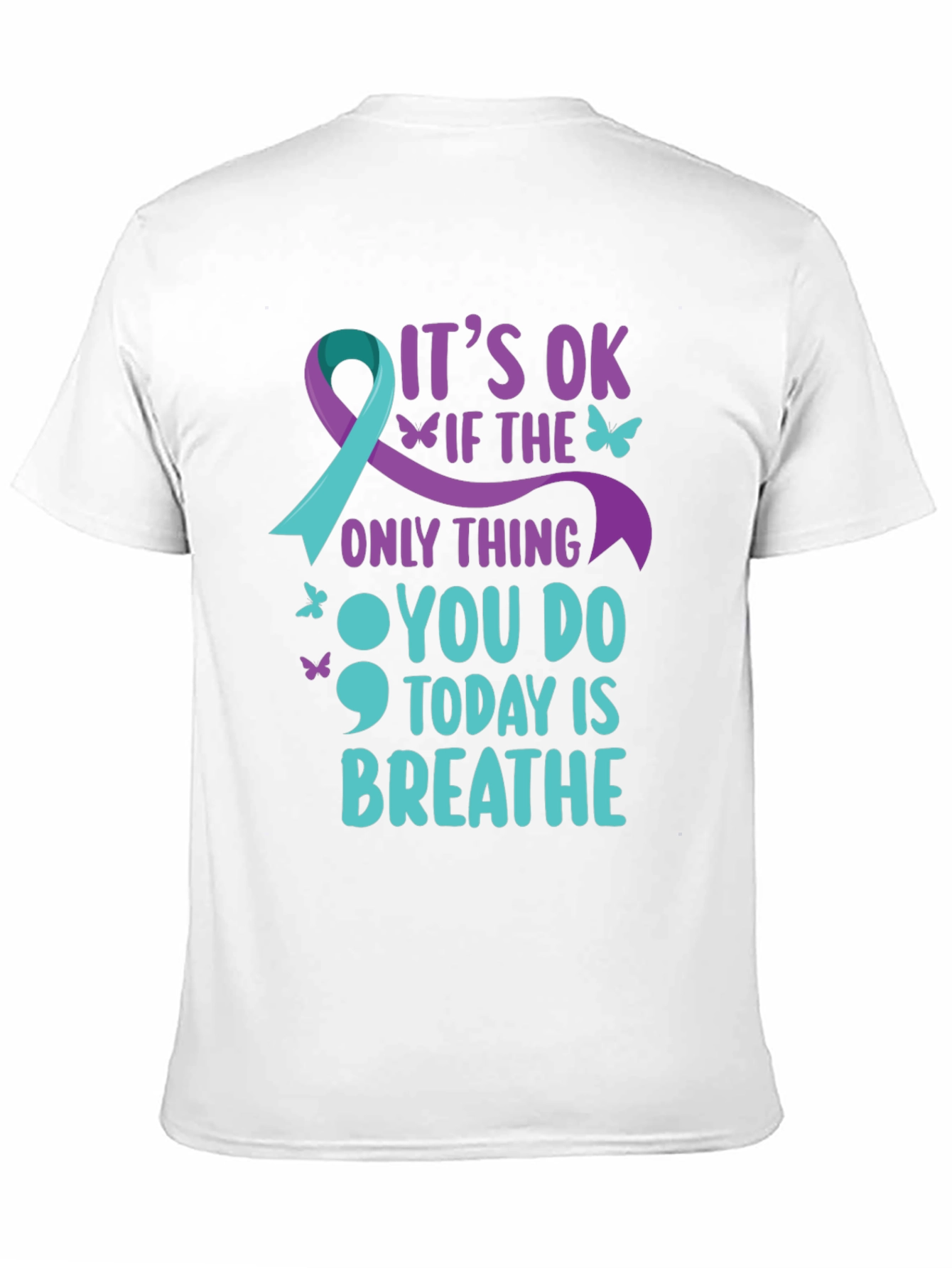 Camiseta con Mensaje de Conciencia sobre Salud Mental