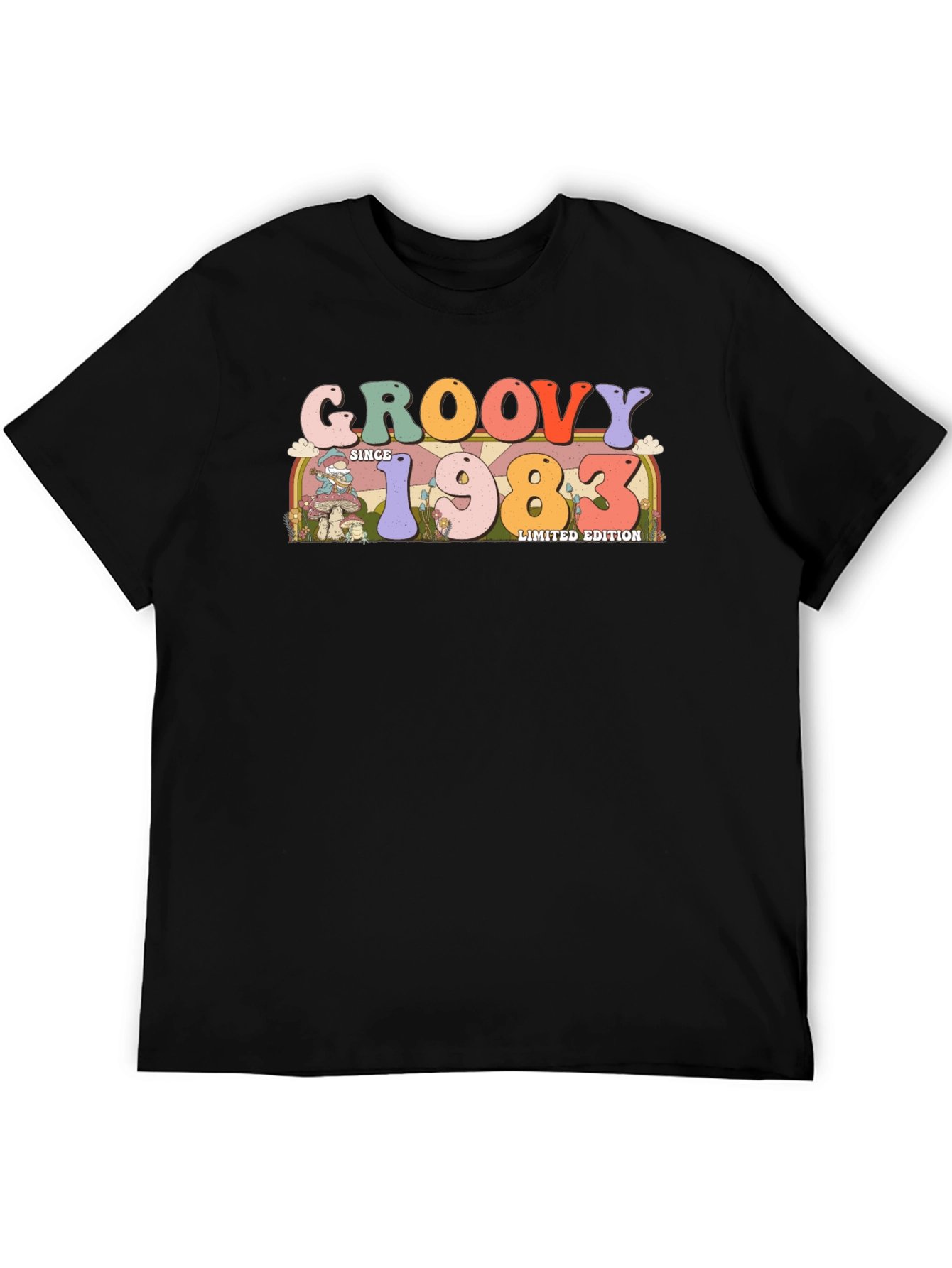 Camiseta Negra Groovy Since 1983 Edición Limitada