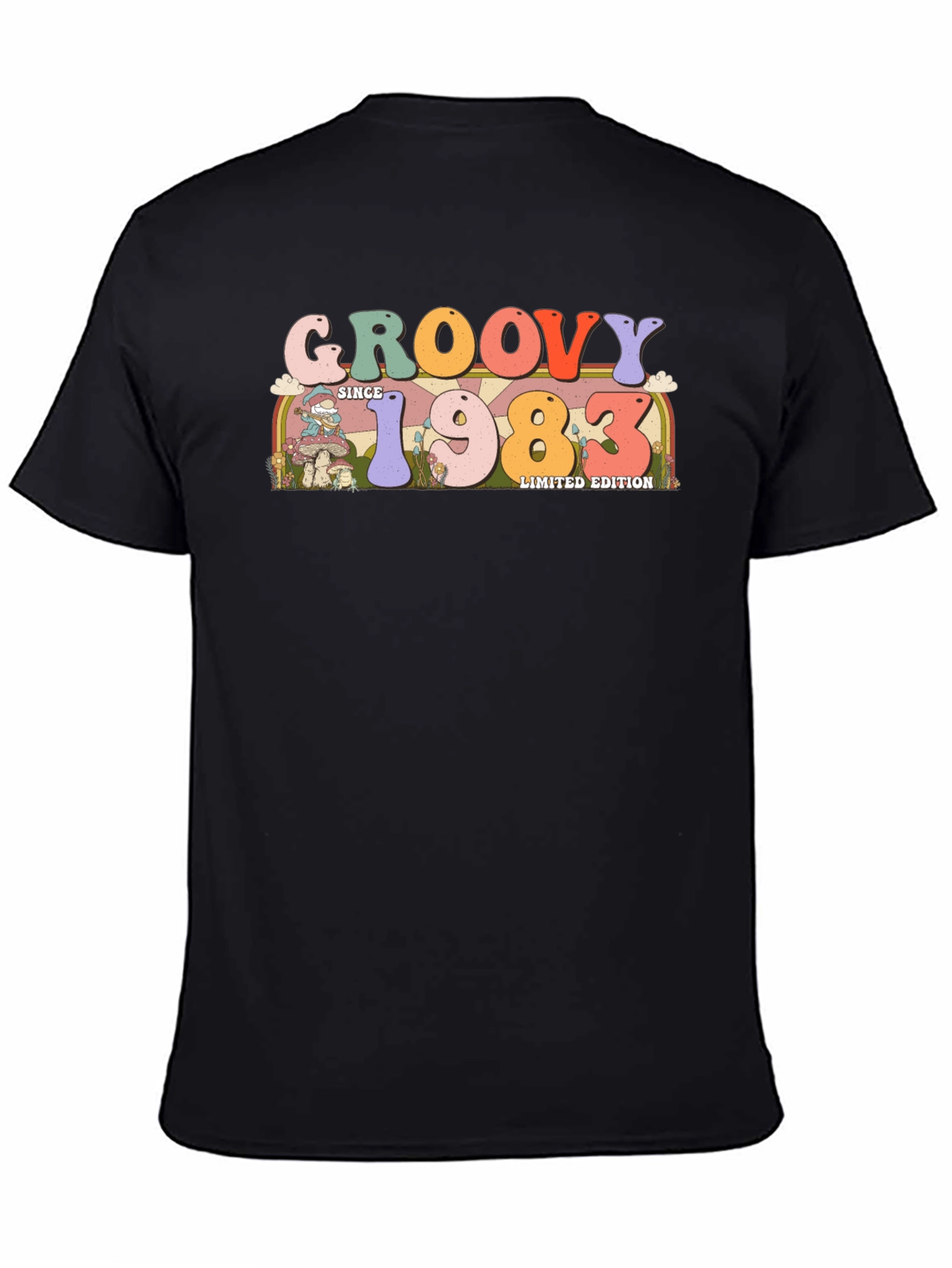 Camiseta Negra Groovy Since 1983 Edición Limitada