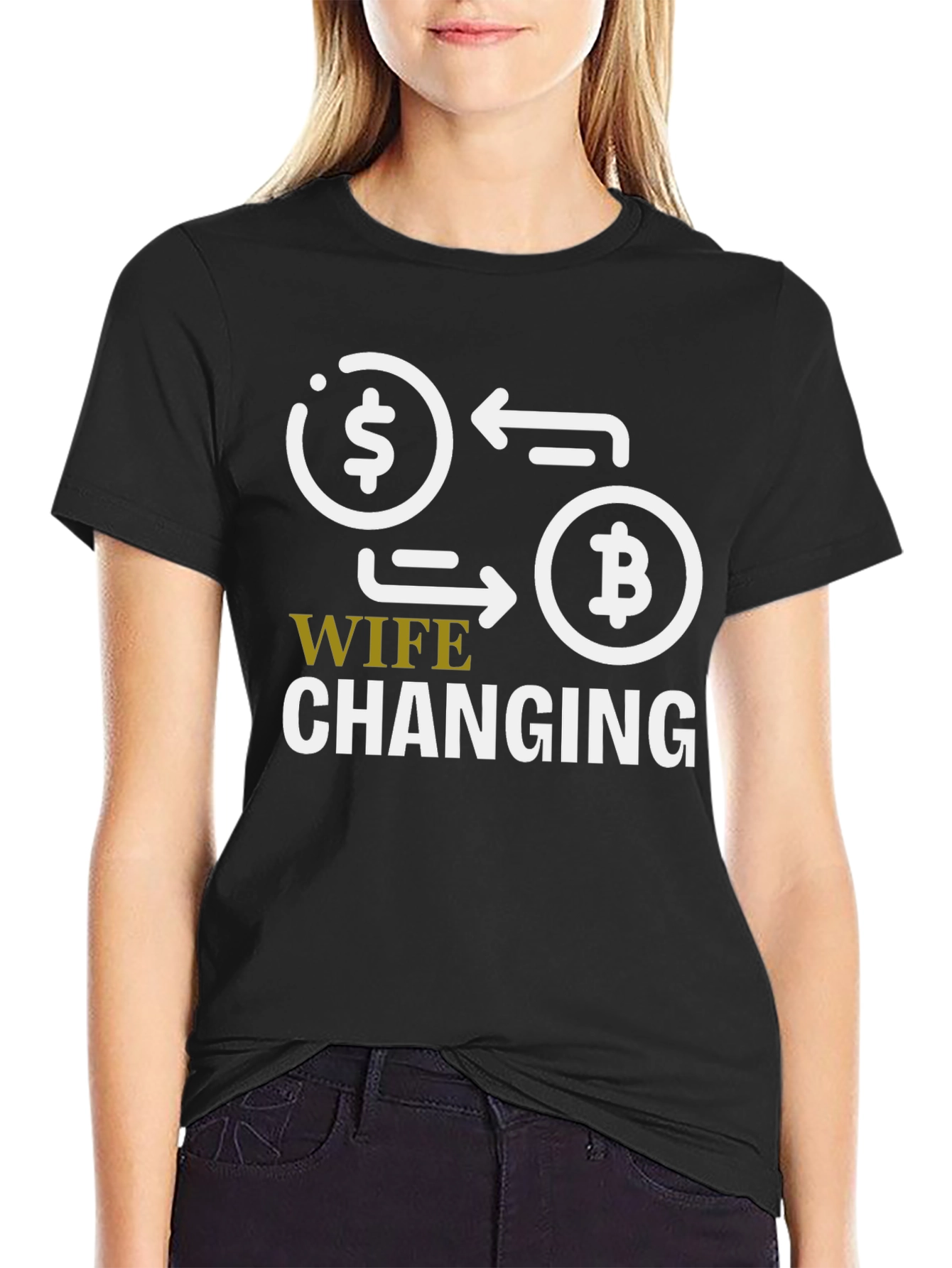 Camiseta Bitcoin: Wife Changing