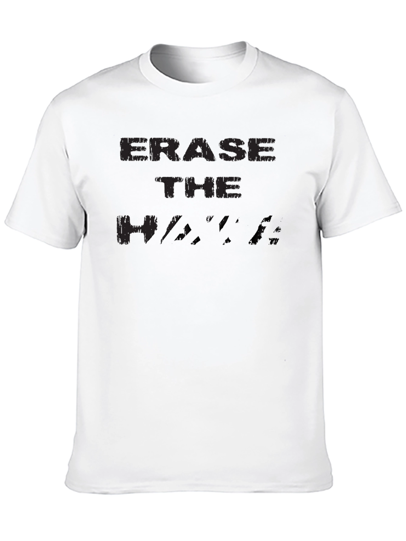 Camiseta Negra Hombre Erase The Hype Casual