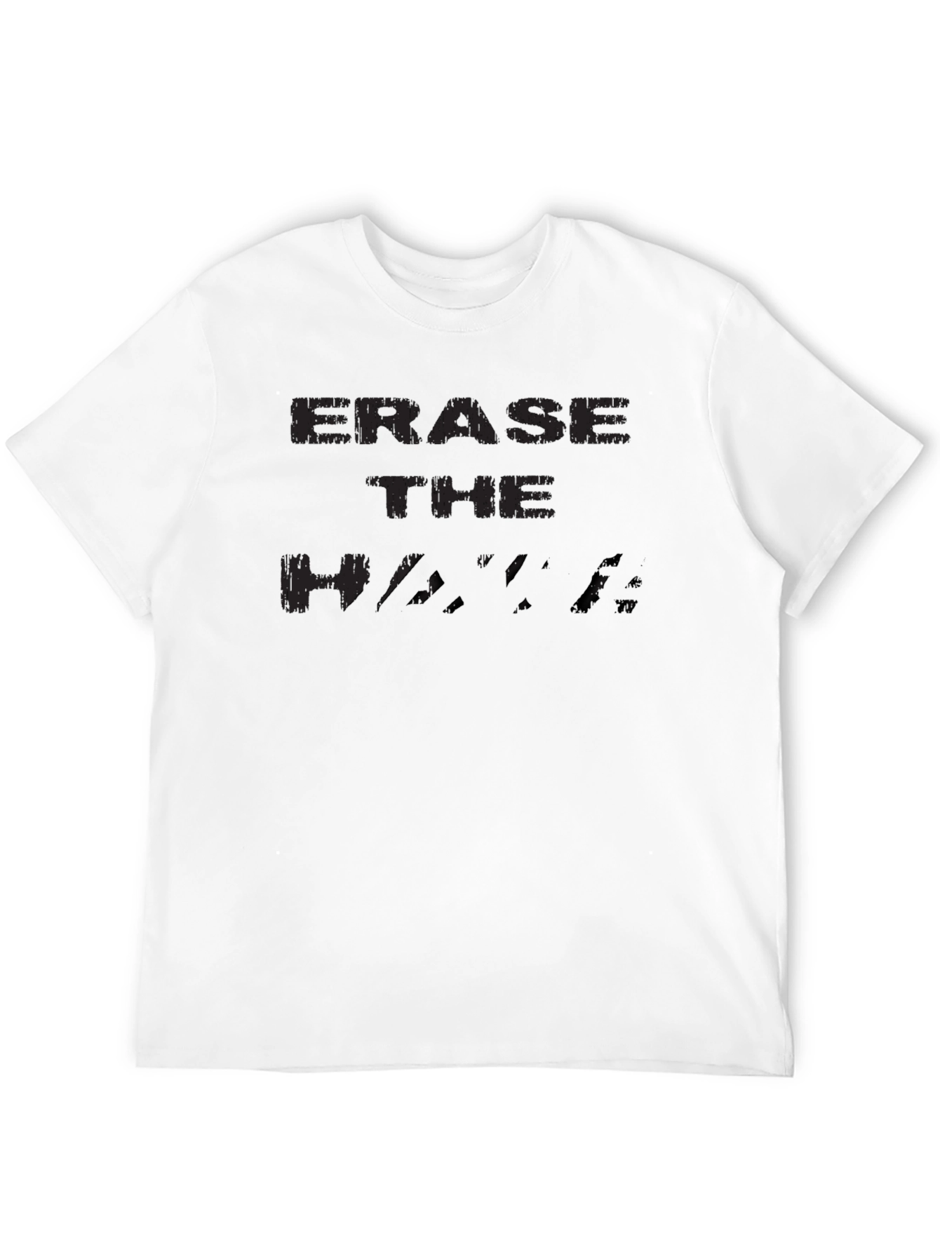 Camiseta Negra Hombre Erase The Hype Casual