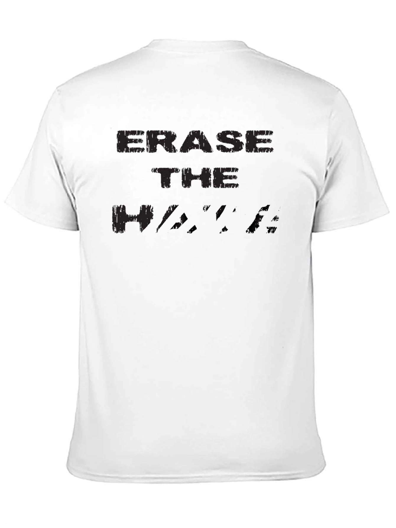 Camiseta Negra Hombre Erase The Hype Casual