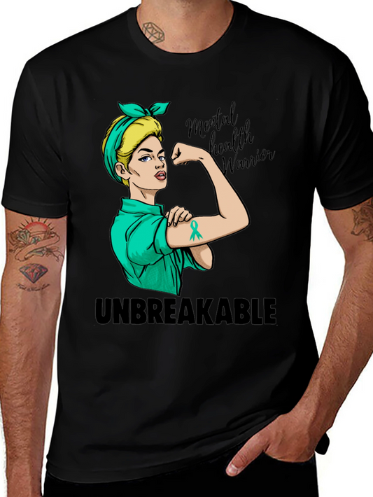 Camiseta Mujer Fuerte Salud Mental