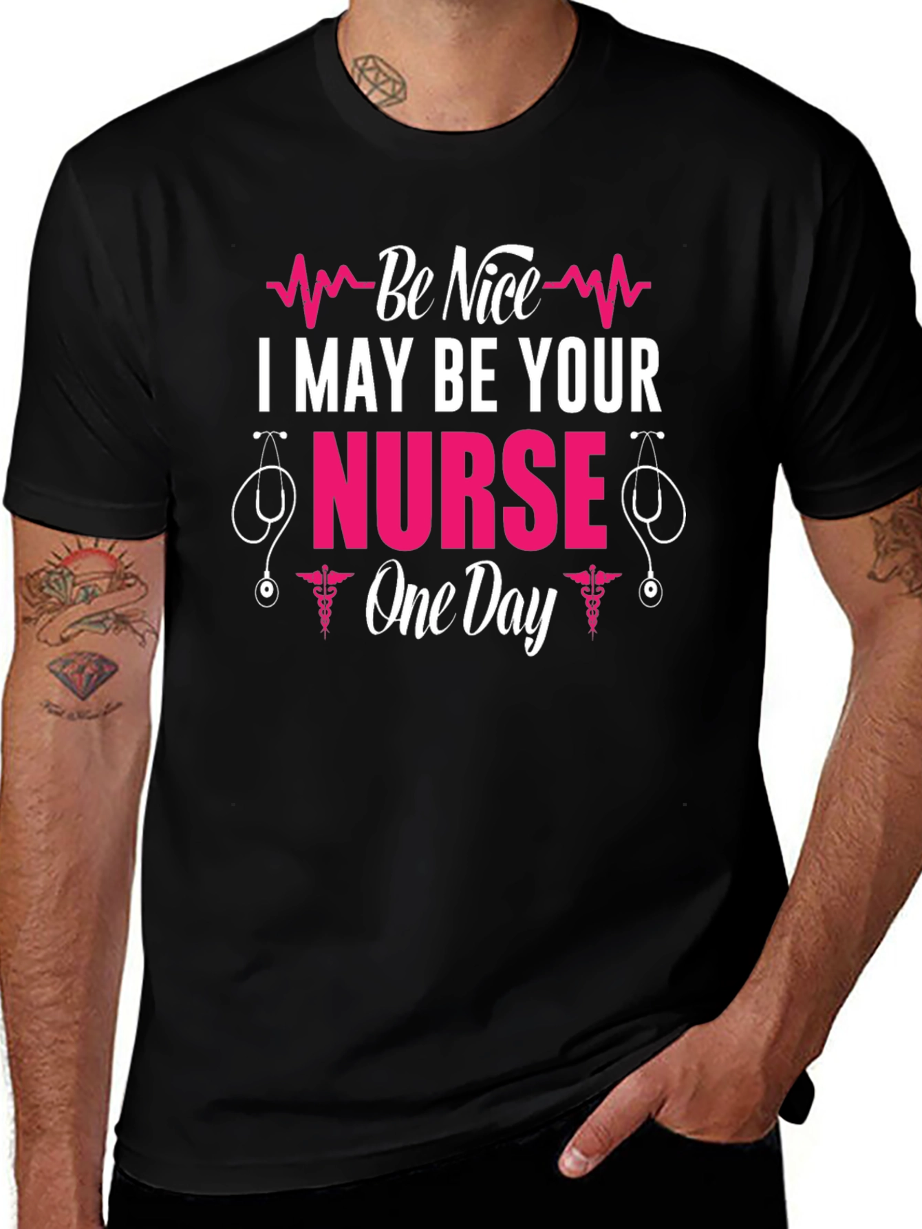 Camiseta Sé Amable Podría Ser Tu Enfermera