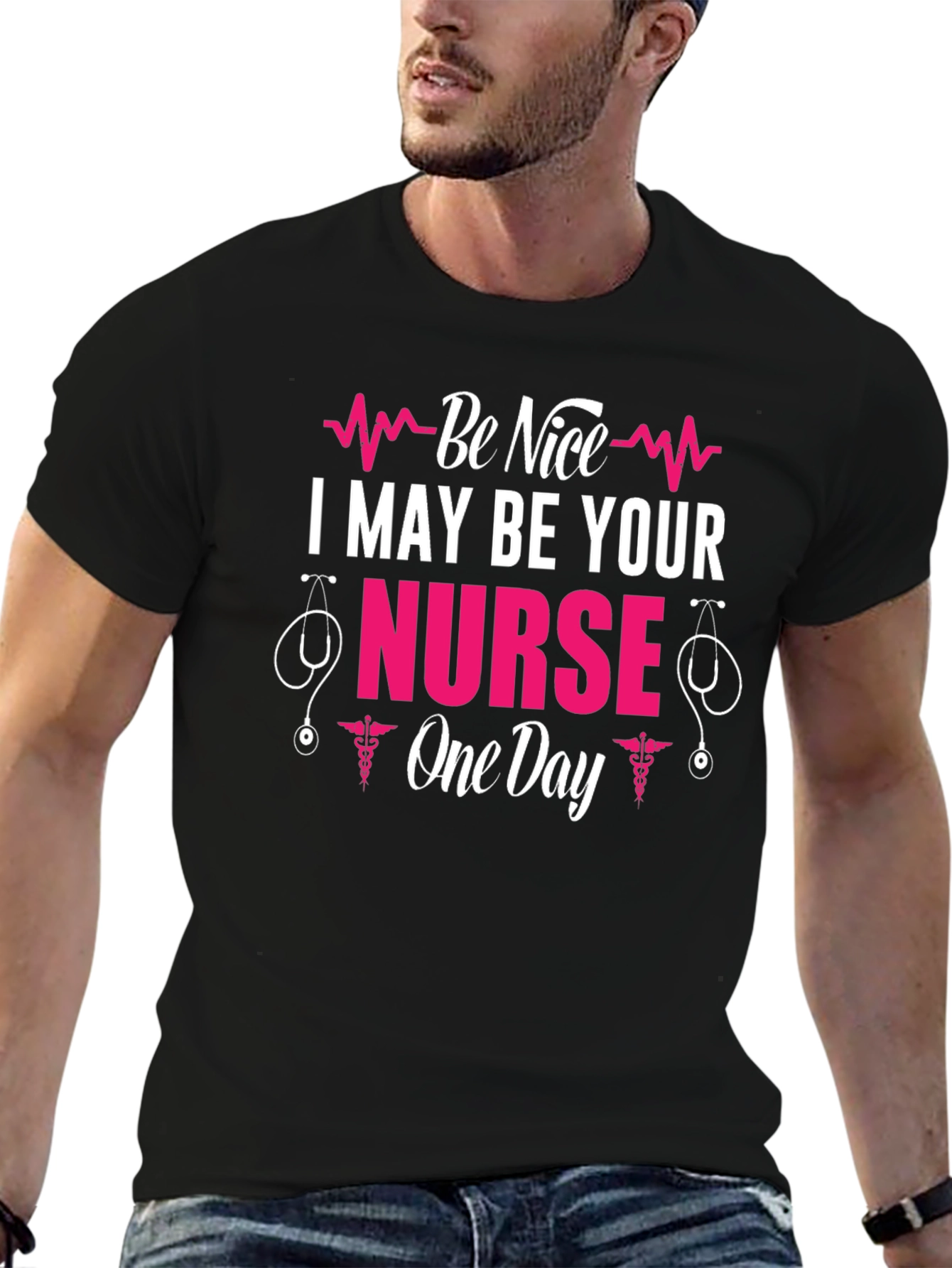 Camiseta Sé Amable Podría Ser Tu Enfermera